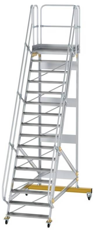 MUNK Günzburger Steigtechnik 600756 Aluminium, Stahl verzinkt Treppe