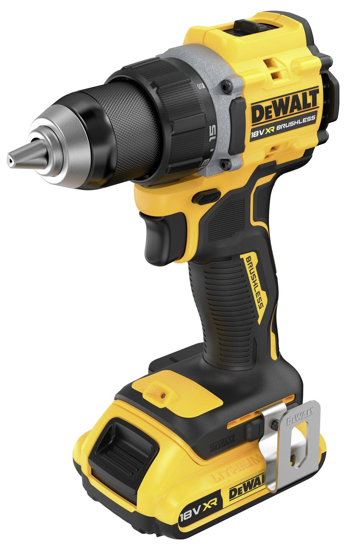 DEWALT DCD794D2T-QW DCD794D2T-QW Akku-Bohrschrauber 18 V 2 Ah Li-Ion inkl. 2. Akku, inkl. Ladegerät, inkl. Koffer