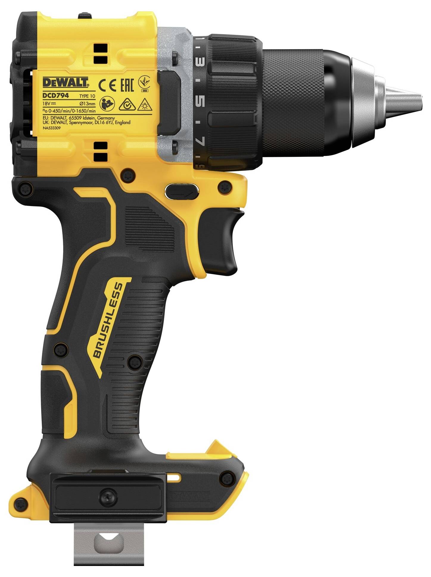 DEWALT DCD794NT-XJ DCD794NT-XJ Akku-Bohrschrauber 18 V ohne Akku, ohne Ladegerät