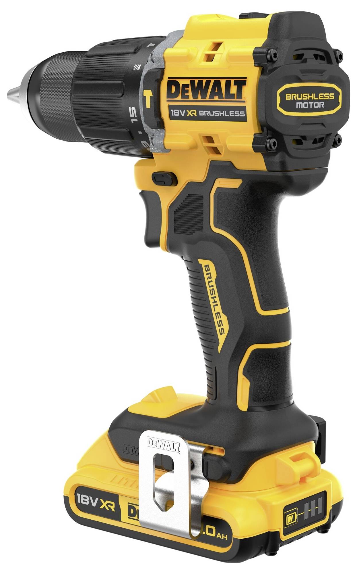 DEWALT DCD799D2T-QW 2-Gang-Akku-Schlagbohrschrauber inkl. 2. Akku, inkl. Ladegerät, inkl. Koffer