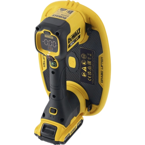 DEWALT DCE590D1T-QW 18V XR Vakuum-Heber Set Tragkraft (max.) 120 kg DEWALT DCE590D1T-QW 18V XR Vakuum-Heber Set Tragkraft (max.) 120 kg