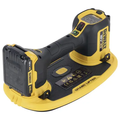 DEWALT DCE590D1T-QW 18V XR Vakuum-Heber Set Tragkraft (max.) 120 kg DEWALT DCE590D1T-QW 18V XR Vakuum-Heber Set Tragkraft (max.) 120 kg