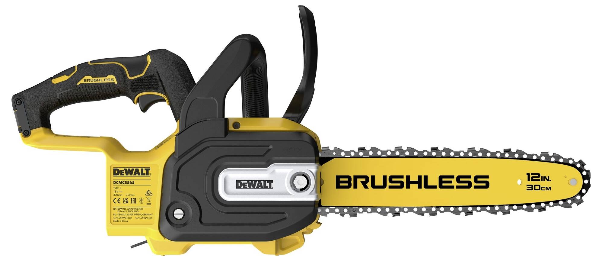 DEWALT DCMCS565N-XJ Akku Akku-Kettensäge ohne Akku, ohne Ladegerät 18V Schwertlänge 300mm