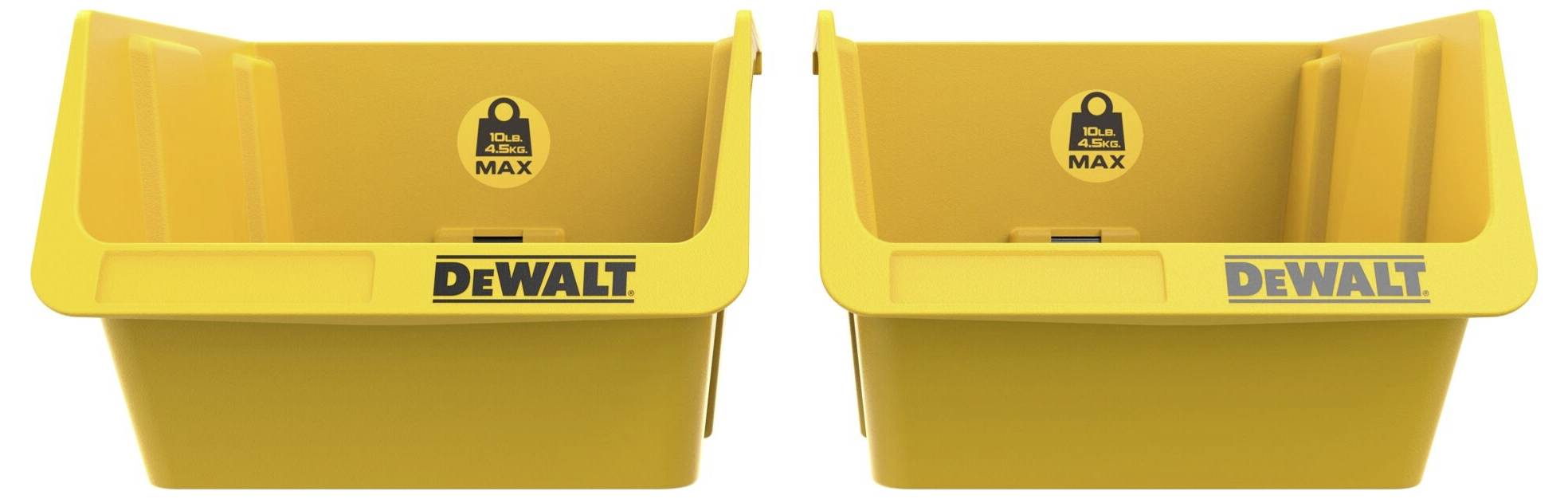 DEWALT DWST82813-1 Kunststoffbehälter (Doppelpack) - Integriertes Aufbewahrungssystem 2St.