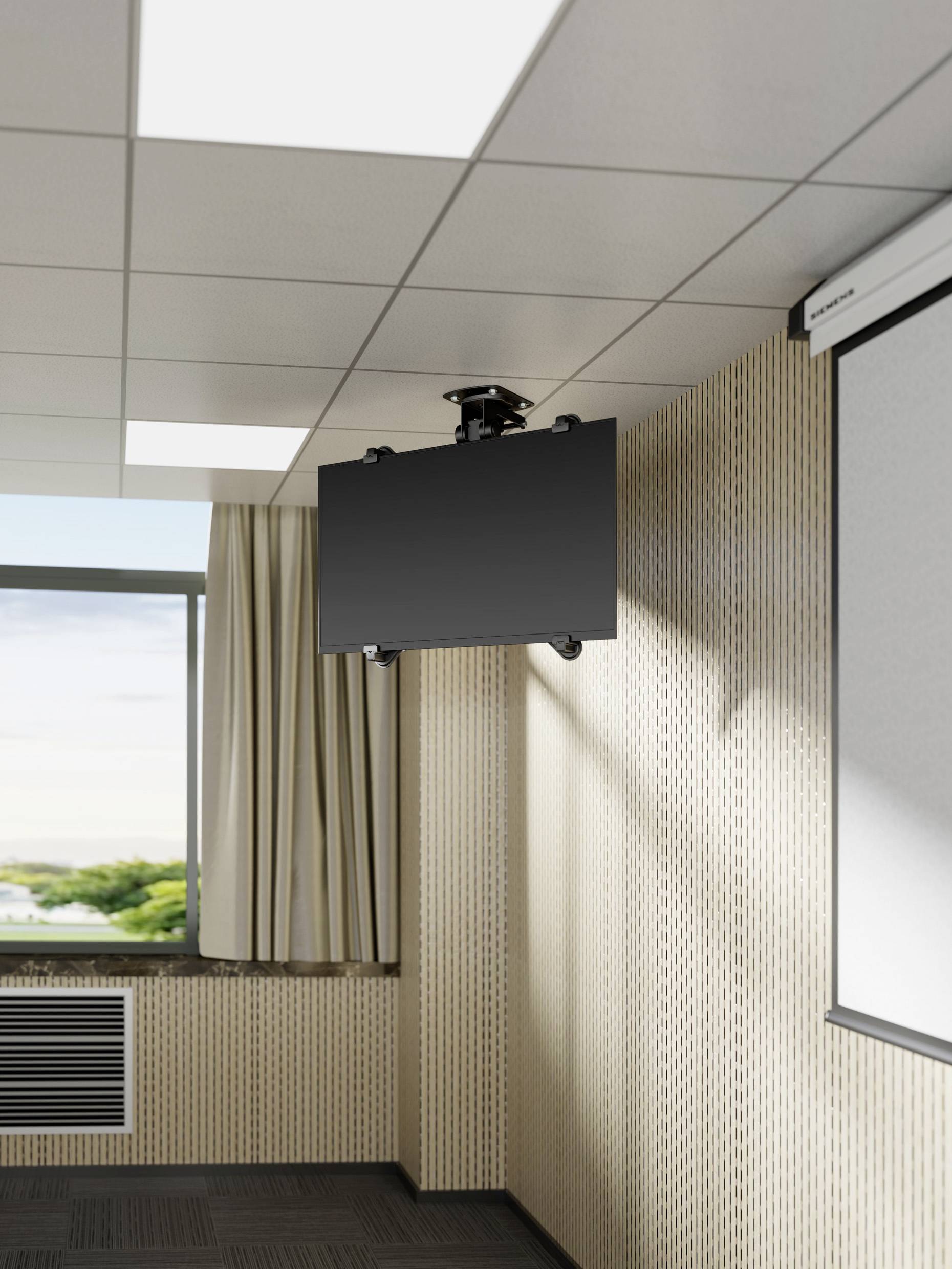 SpeaKa Professional SP-TVCM-530 TV-Deckenhalterung Zusammenklappbar, Neigbar, Schwenkbar 33cm (13") - 81,3cm (32")