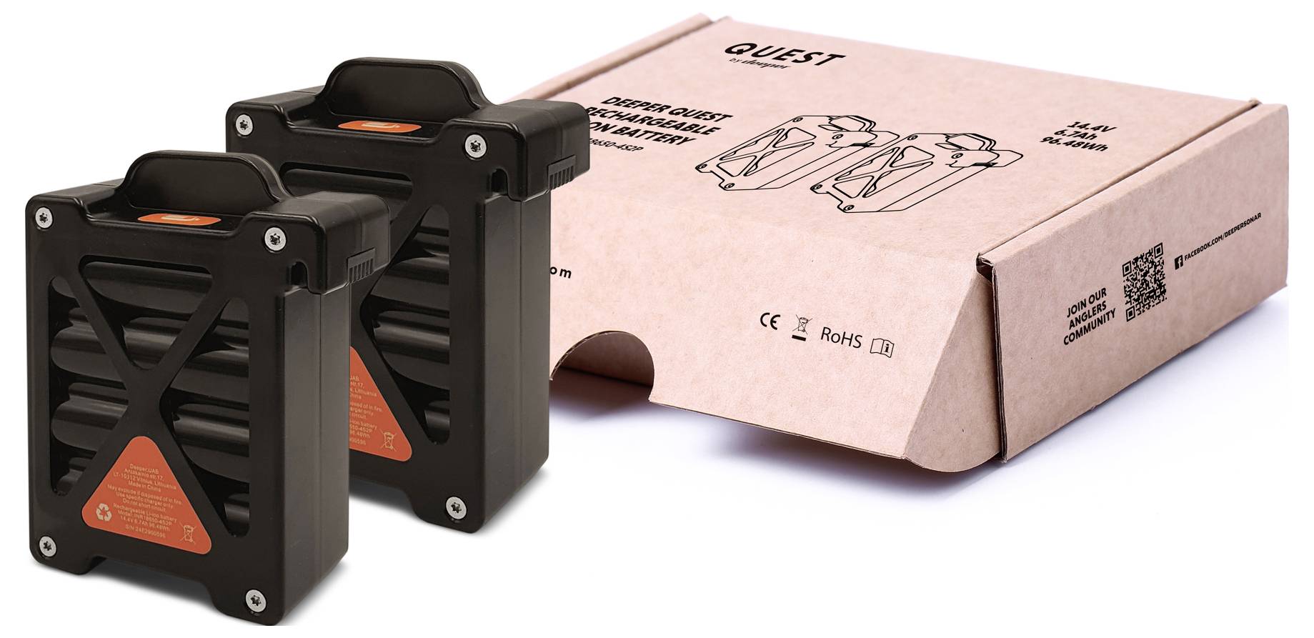 Deeper Batterie-Set 1 St. inkl. Box