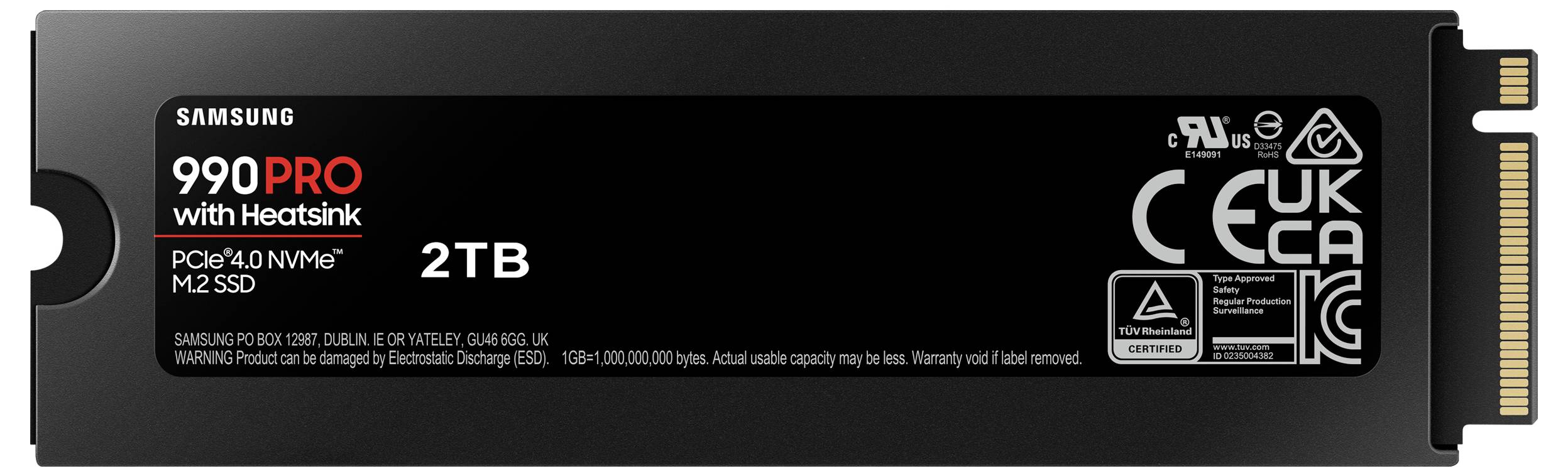 Samsung 990 PRO Interne M.2 PCIe SSD MZ-V9P2T0CW