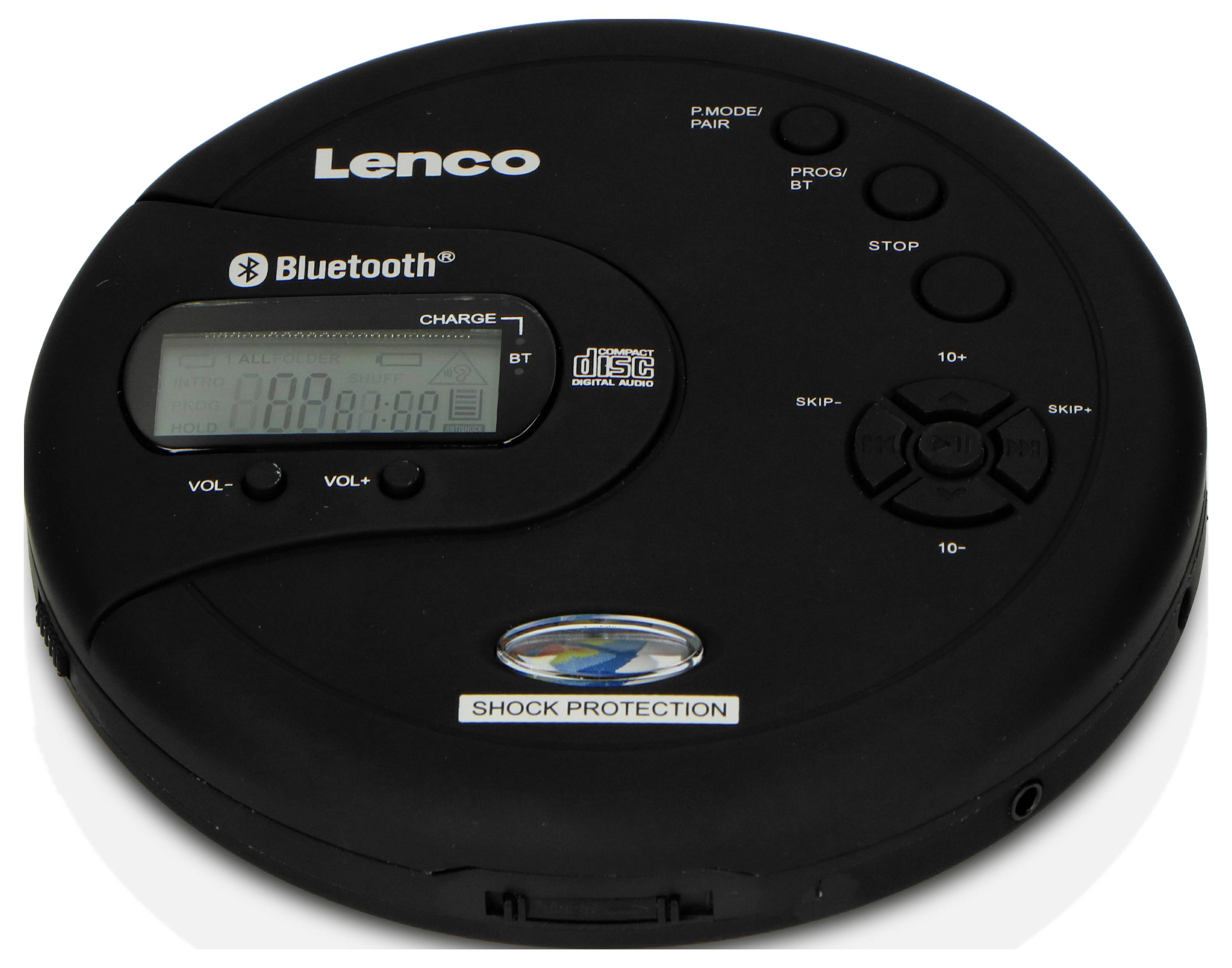 Lenco CD-300BK Tragbarer CD-Player