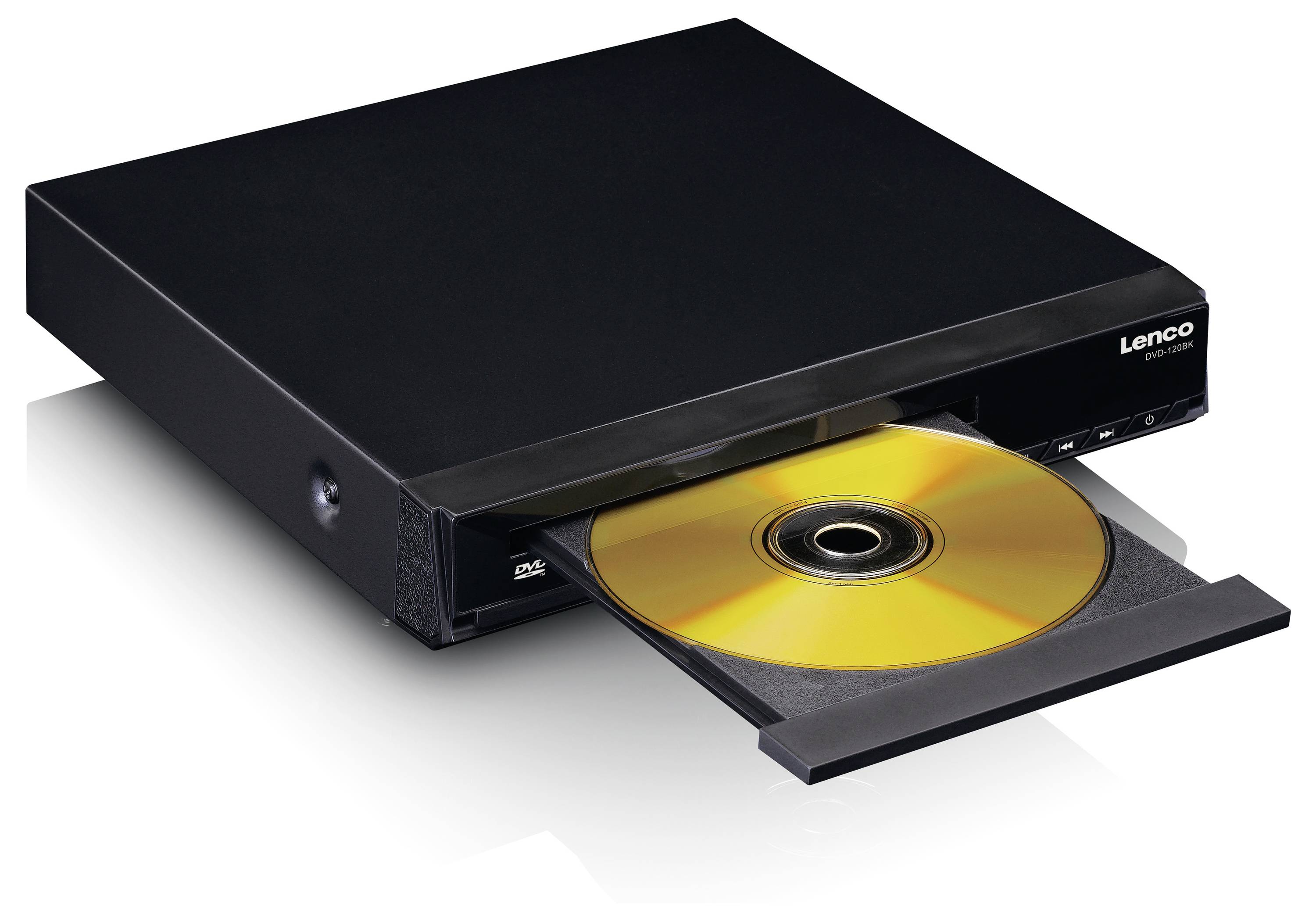 Lenco DVD-120BK Tragbarer DVD-Player