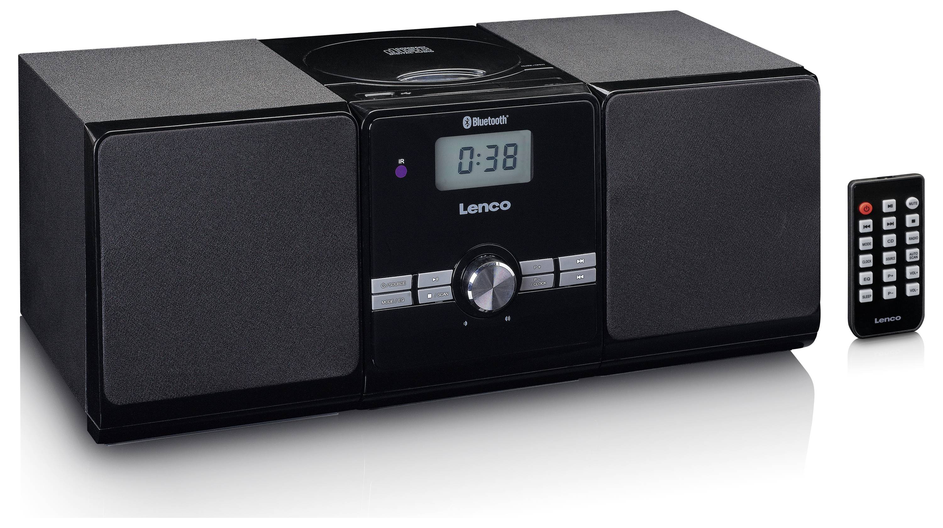 Lenco MC-030BK Kinder CD-Player Schwarz