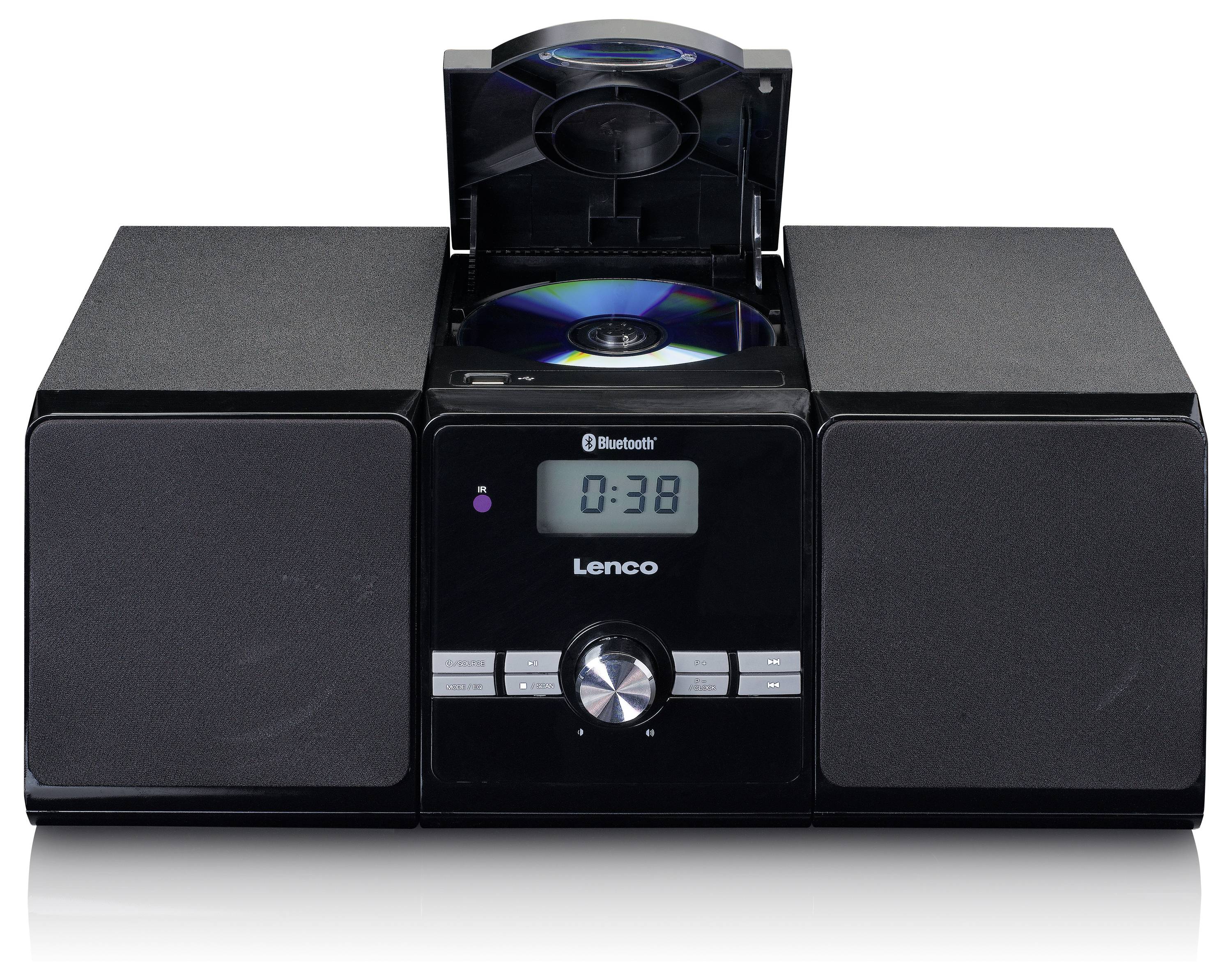 Lenco MC-030BK Kinder CD-Player Schwarz