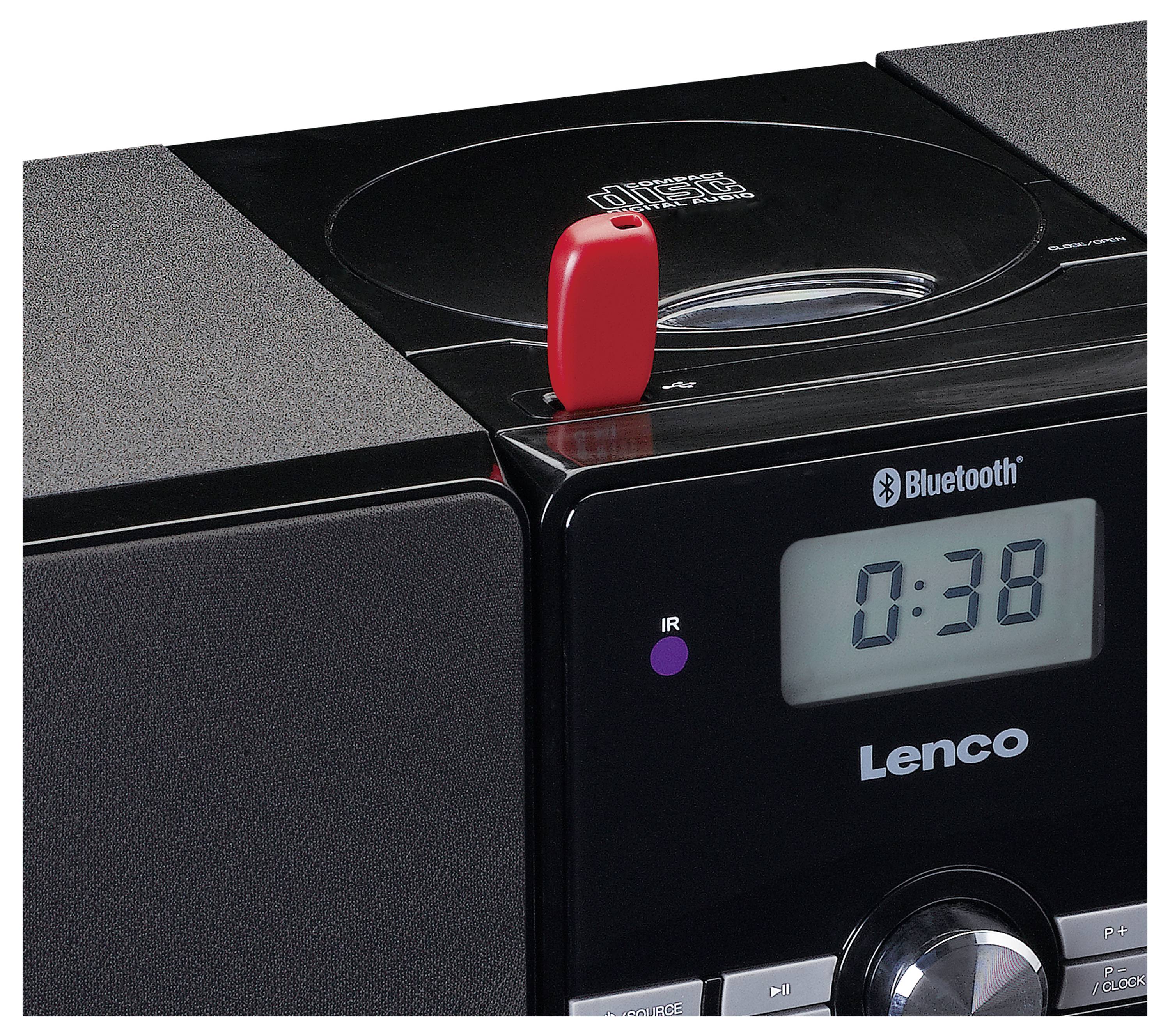 Lenco MC-030BK Kinder CD-Player Schwarz