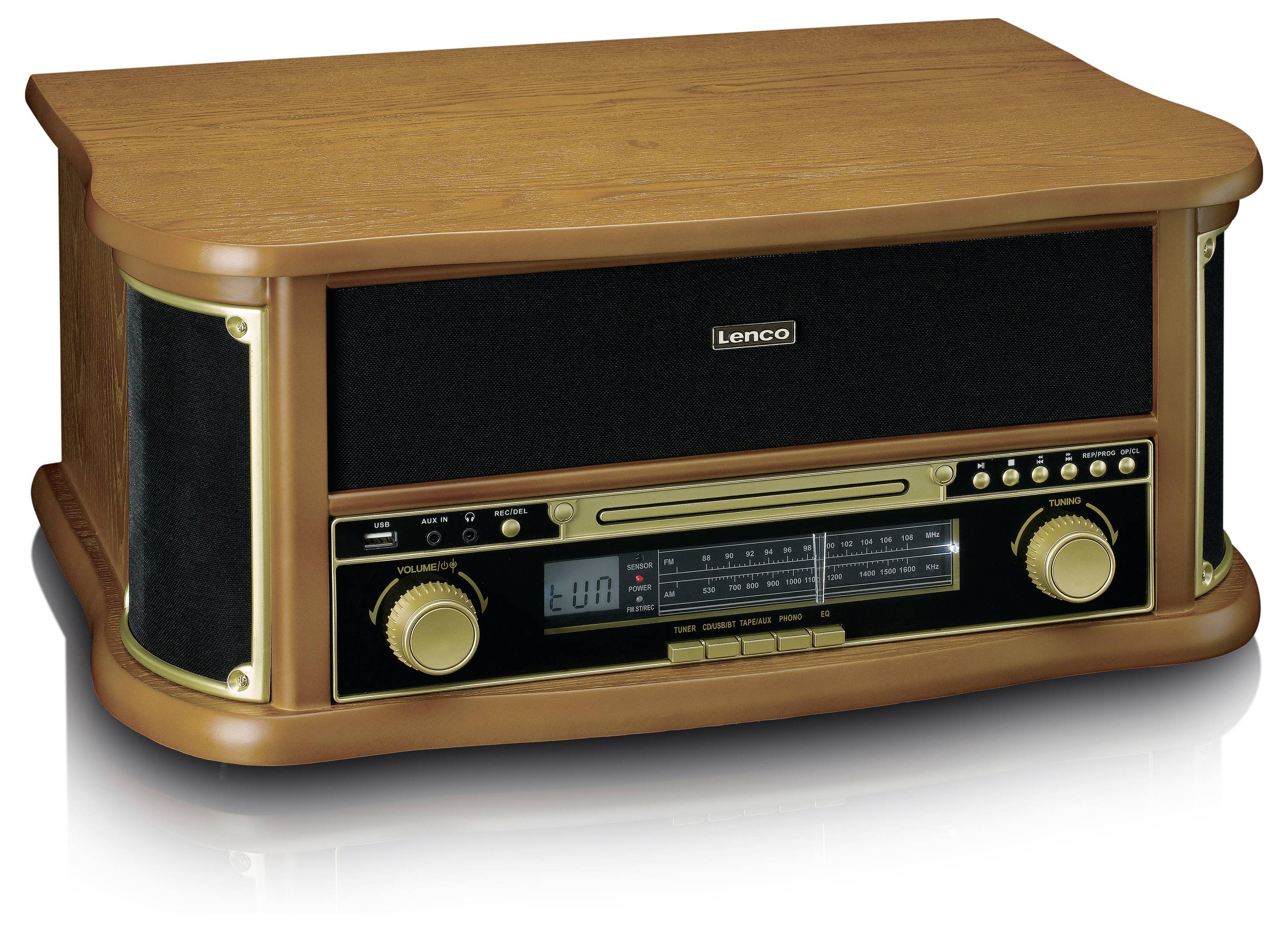 Lenco TCD-2551WD Plattenspieler Holz