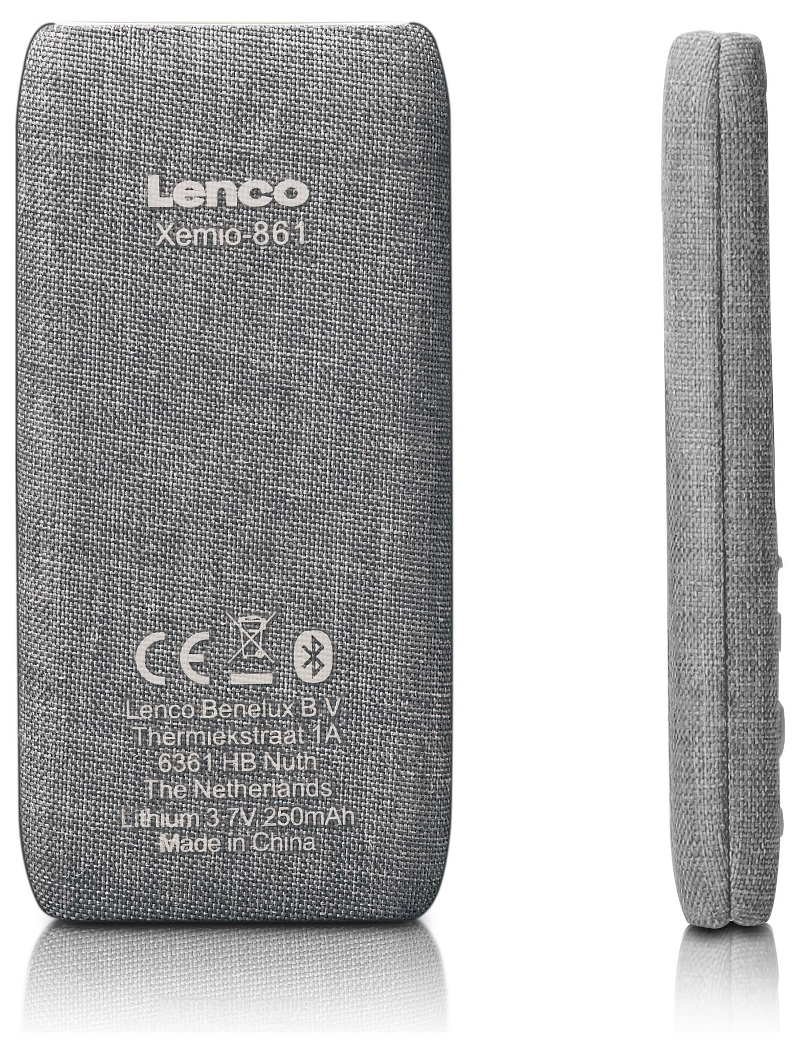 Lenco Xemio-861GY Tragbarer CD-Player Grau