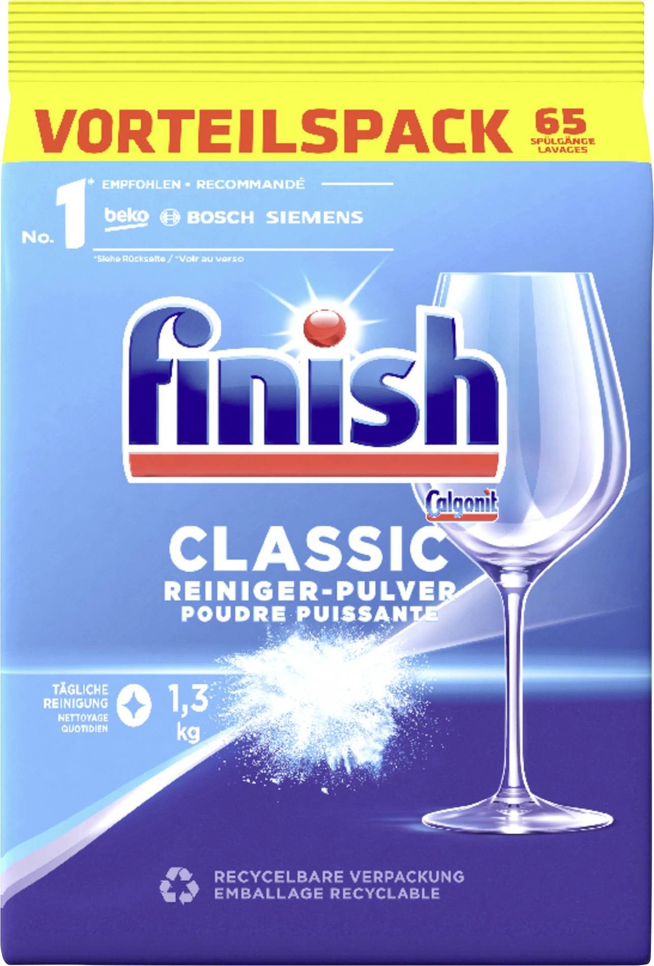 Finish Geschirrspülpulver Classic 495079700 3235206 1.3kg