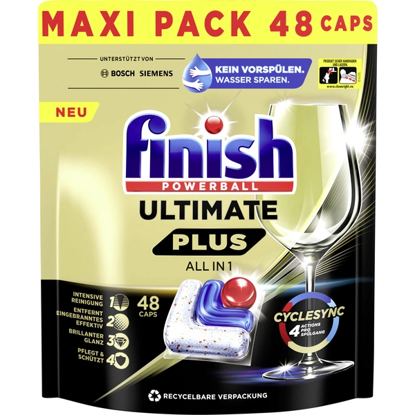 Finish Spülmaschinentabs Ultimate Plus 495070900 3282473 48St. Finish Spülmaschinentabs Ultimate Plus 495070900 3282473 48St.
