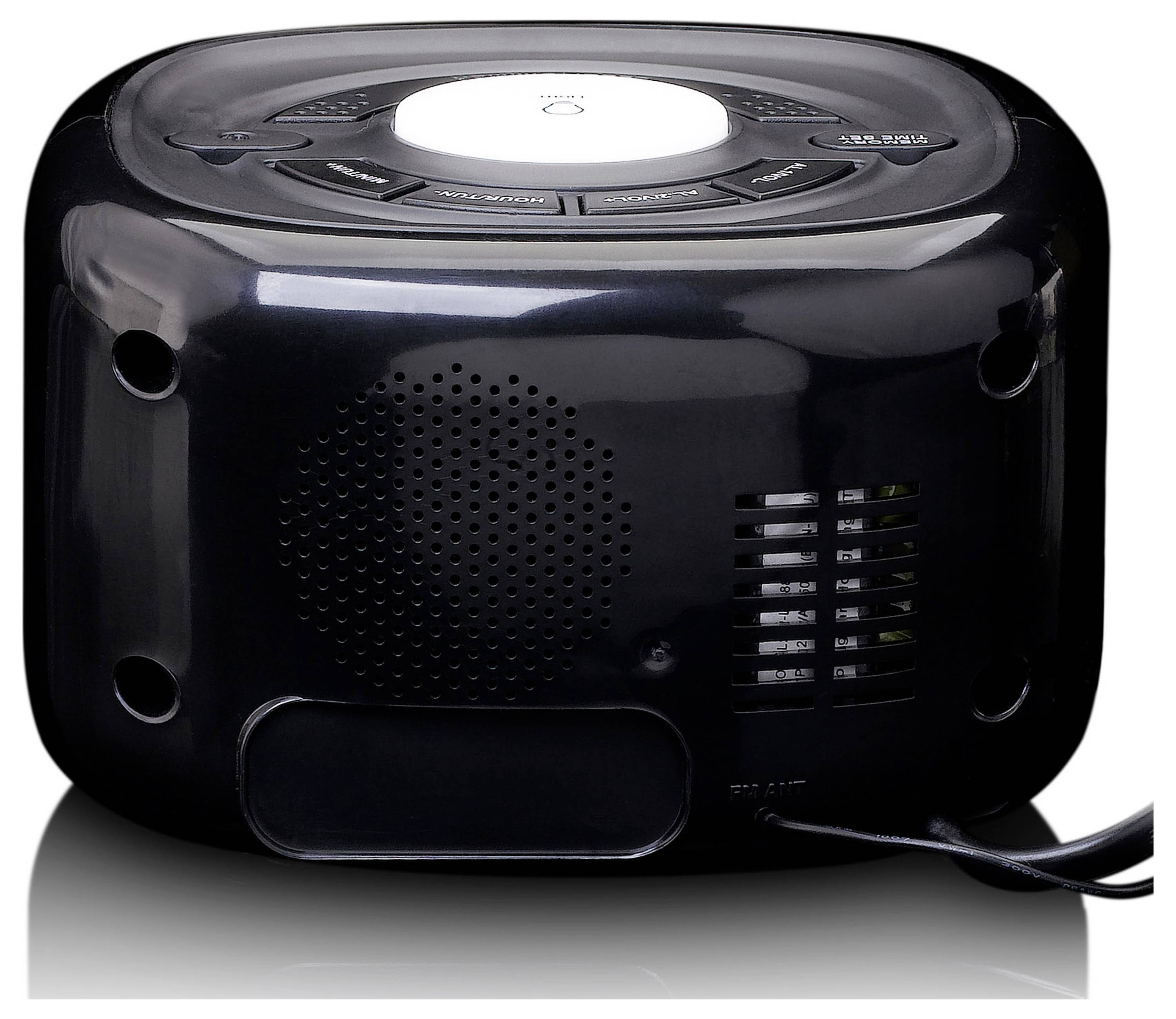 Lenco CR-12BK Radiowecker Schwarz