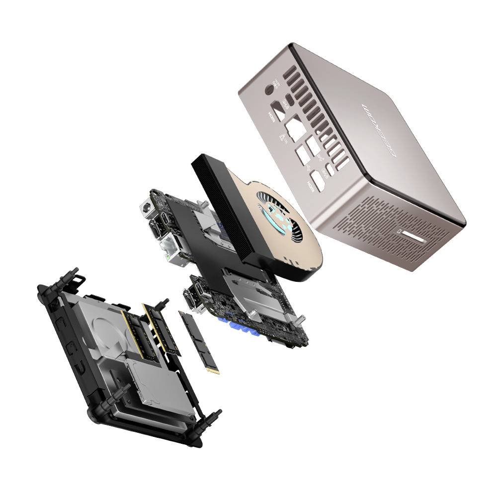 GEEKOM Mini PC A5 AMD Ryzen 5 7430U 4.3GHz 8GB RAM 256GB SSD AMD Radeon™ Graphics Win 11 Pro A5-R5