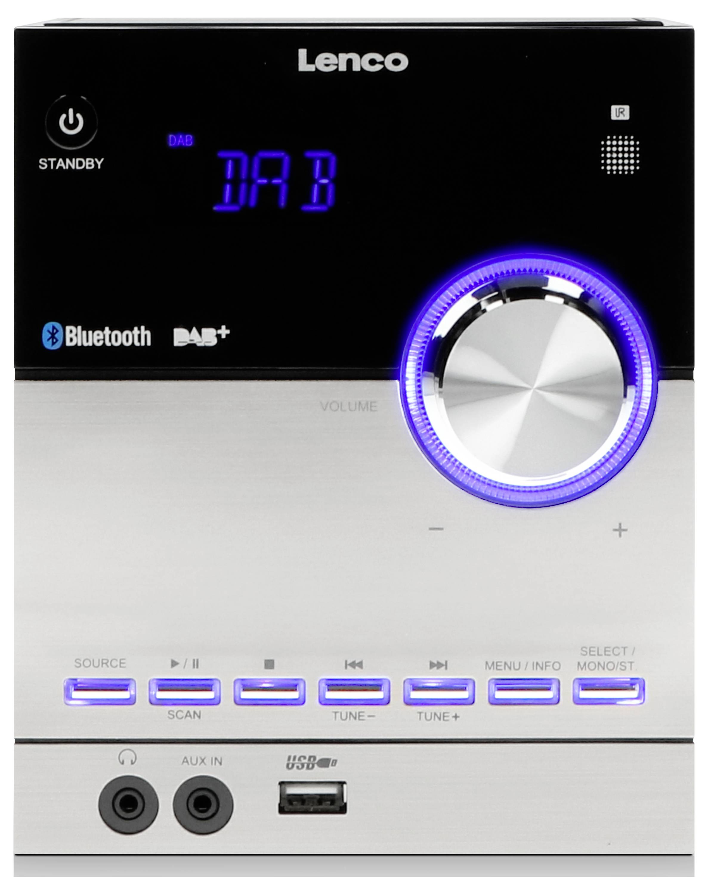 Lenco MC-150 Stereoanlage Schwarz