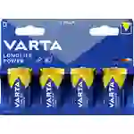 Varta Longlife Power D Blister 4 Mono (D)-Batterie Alkali-Mangan 1.5V 4St. Varta Longlife Power D Blister 4 Mono (D)-Batterie Alkali-Mangan 1.5V 4St.
