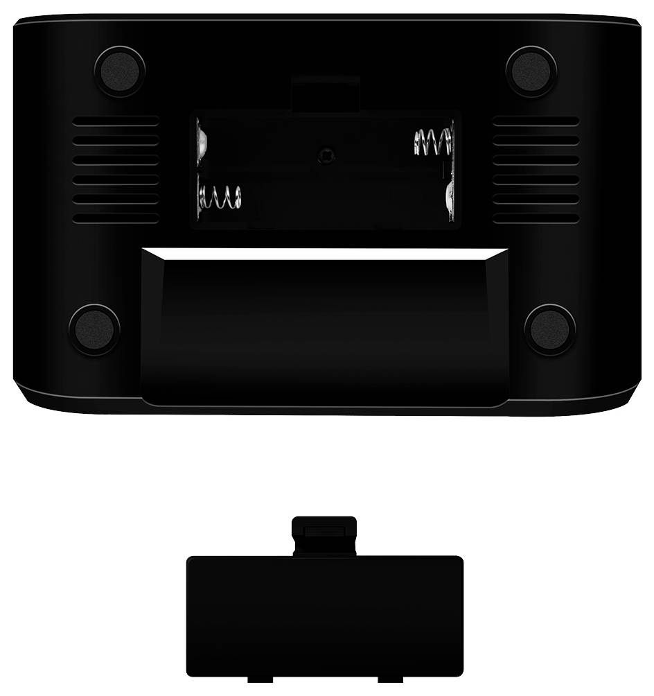 LogiLink SC0121 Radiowecker FM USB Fühlbare Tasten, Weckfunktion Schwarz