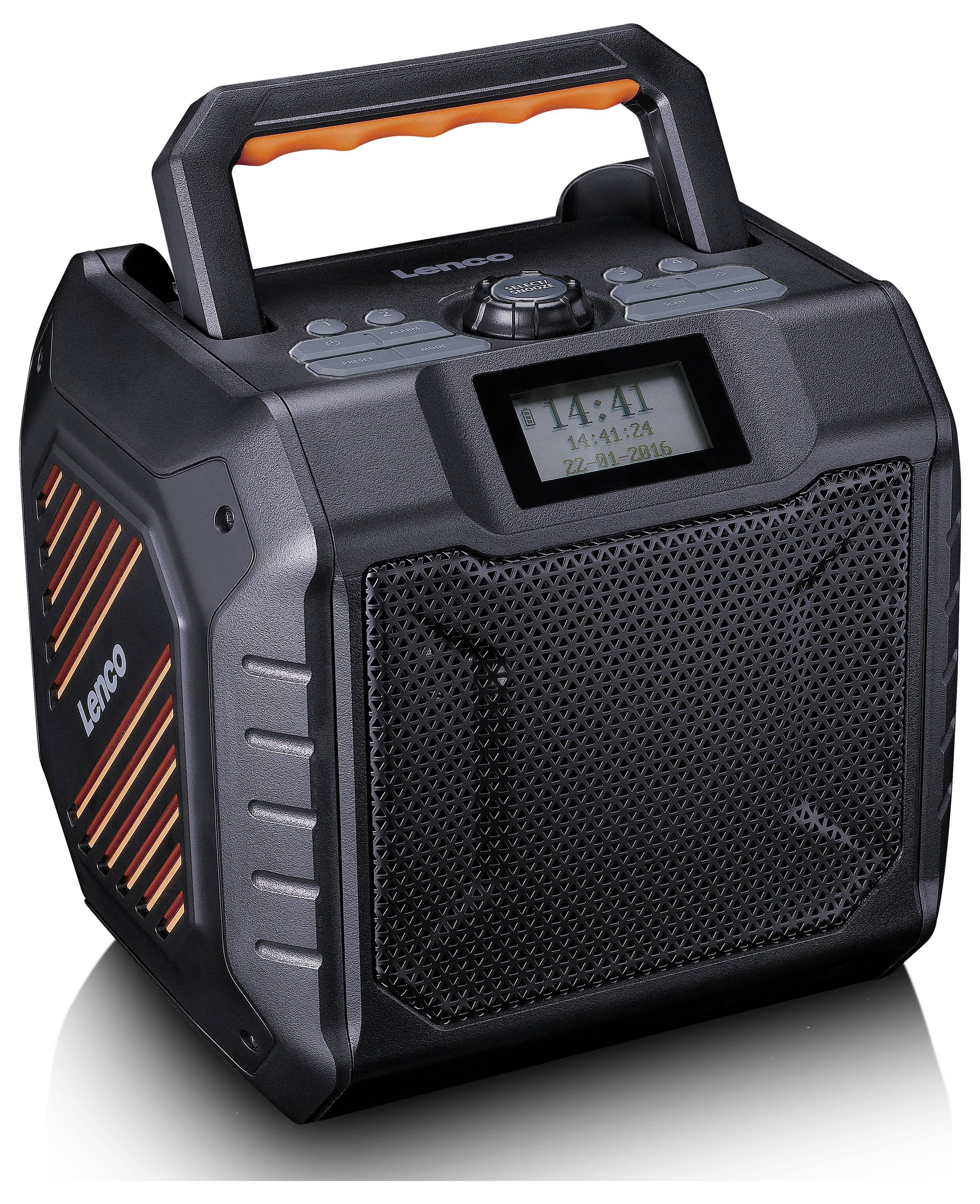 Lenco ODR-160GY Outdoorradio Geschütz-Grau