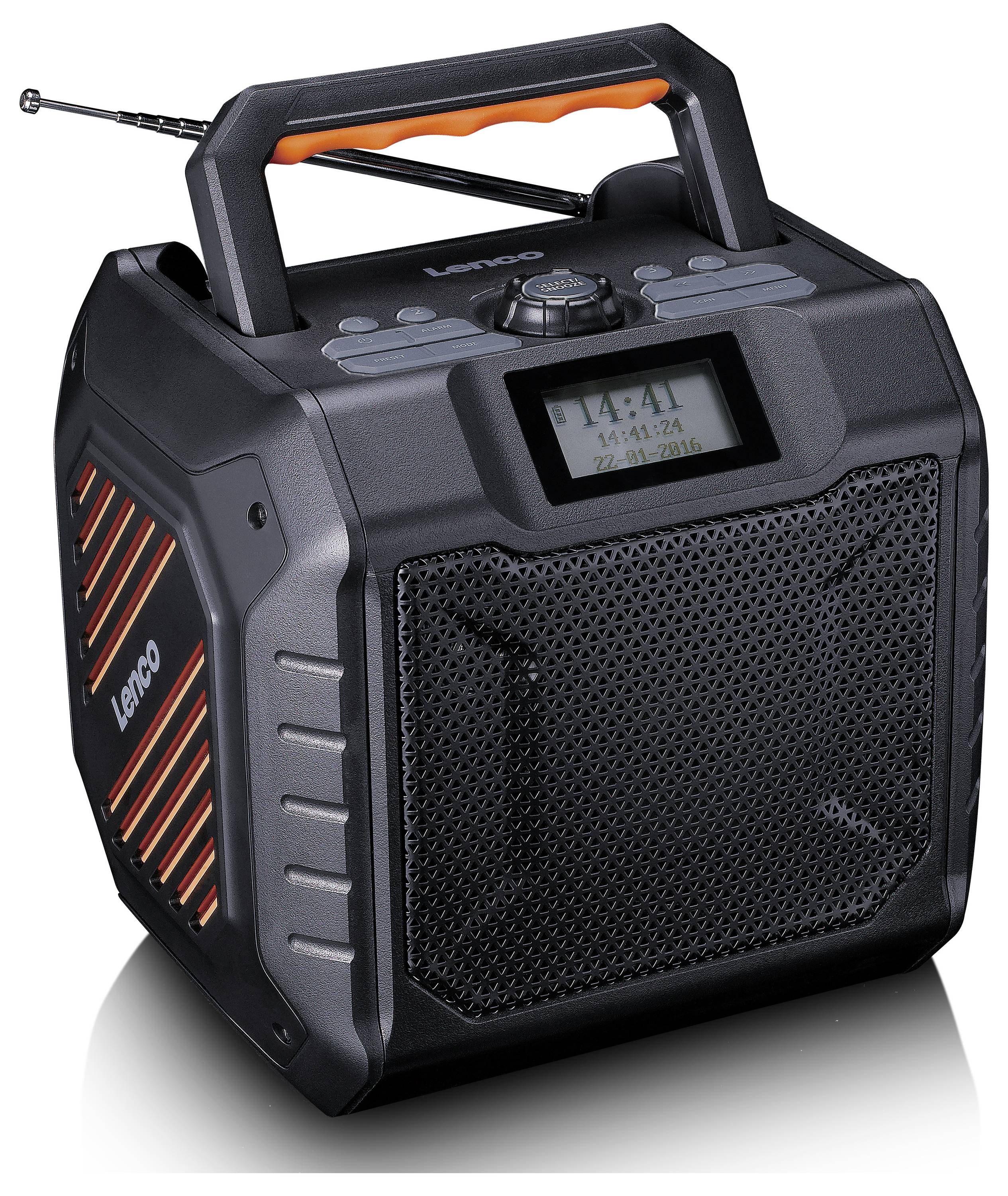 Lenco ODR-160GY Outdoorradio Geschütz-Grau