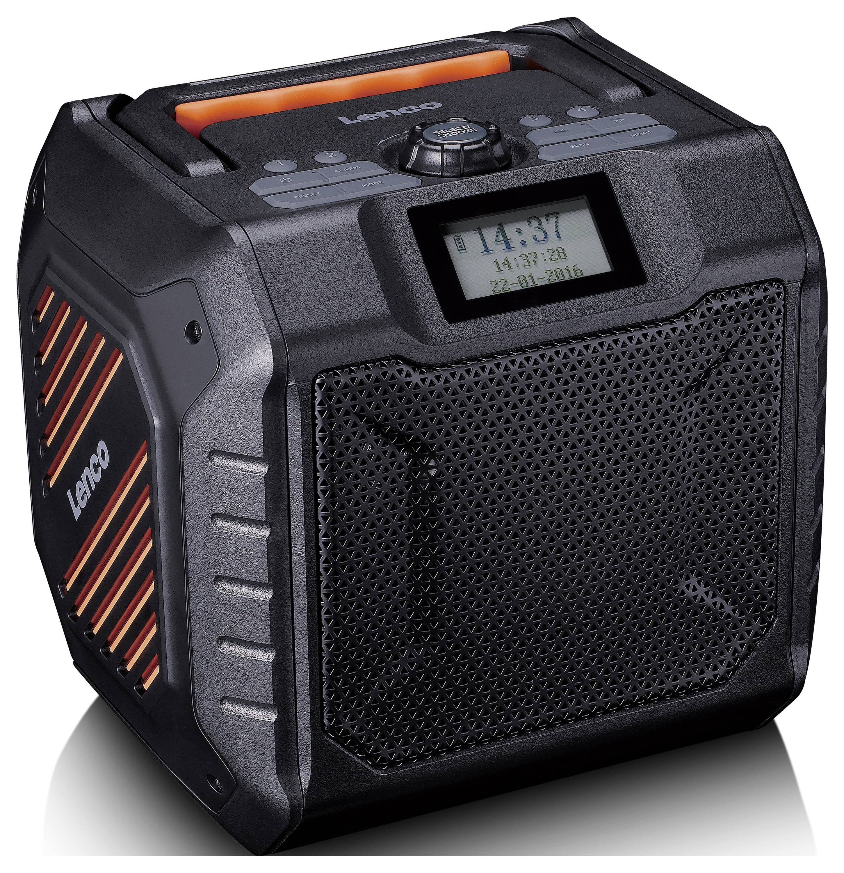 Lenco ODR-160GY Outdoorradio Geschütz-Grau