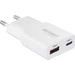 VOLTCRAFT UC-1C1A20W01 USB Ladegerät 20 W 1x USB-A, 1x USB-C® Fast Charge, USB PD 3.0 Weiß GaN VOLTCRAFT UC-1C1A20W01 USB Ladegerät 20 W 1x USB-A, 1x USB-C® Fast Charge, USB PD 3.0 Weiß GaN