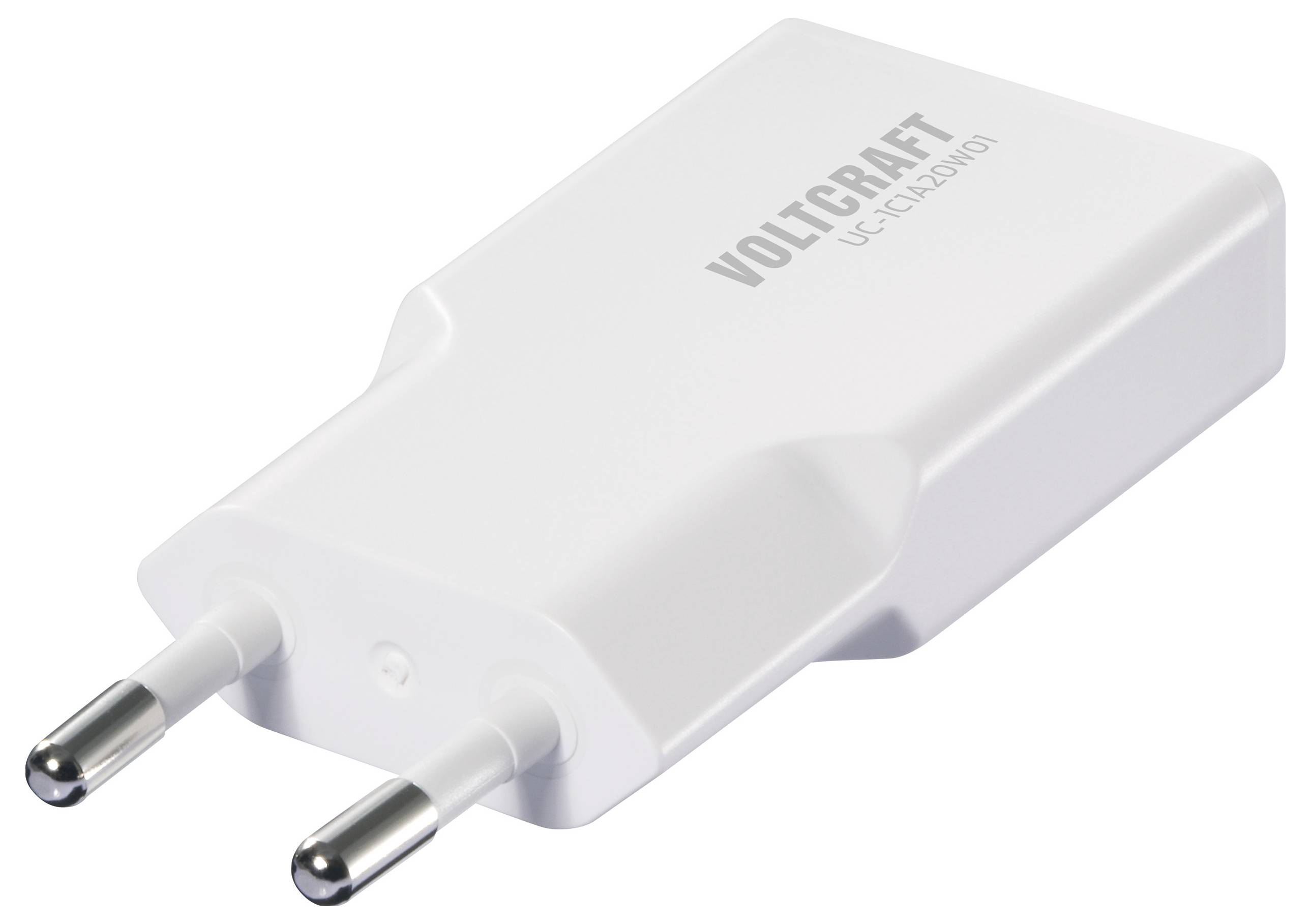 VOLTCRAFT UC-1C1A20W01 USB Ladegerät 20W 1x USB-A, 1x USB-C® Fast Charge, USB PD 3.0 Weiß GaN