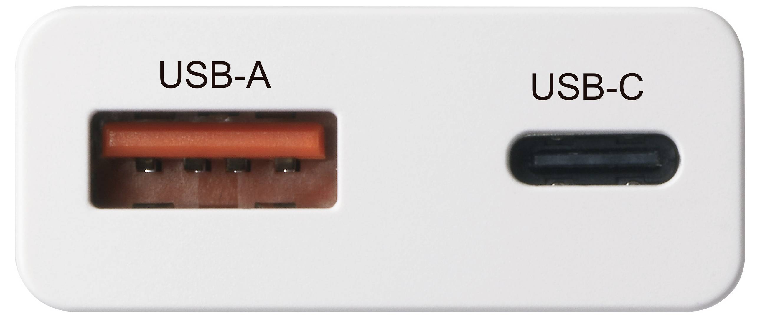 VOLTCRAFT UC-1C1A25W01 USB Ladegerät 25W 1x USB-A, 1x USB-C® Fast Charge, USB PD 3.0 Weiß GaN