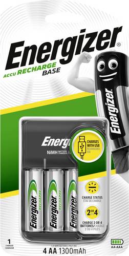 Energizer Base Rundzellen-Ladegerät NiMH Micro (AAA), Mignon (AA)