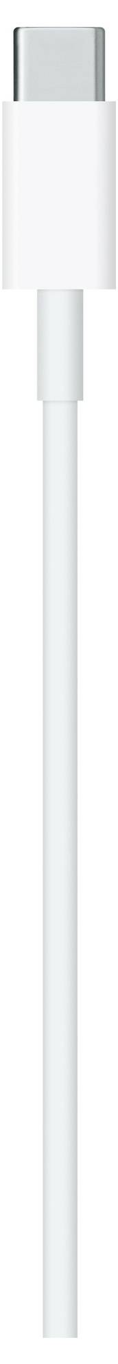 Ein weißes USB-C-Kabel zur Datenübertragung und zum Laden von Geräten.