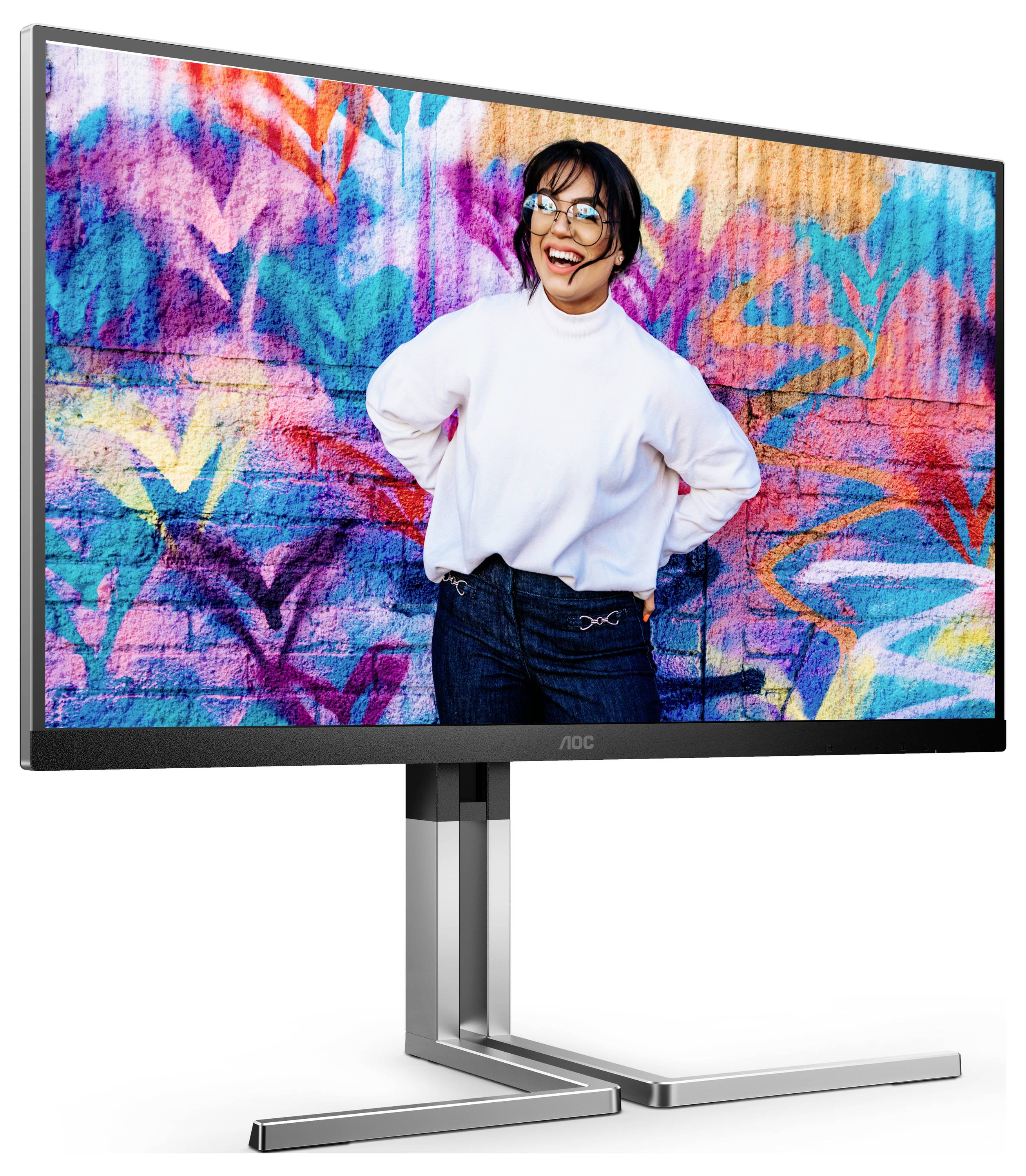 AOC Q27U3CV LCD-Monitor EEK E (A - G) 68.6cm (27 Zoll) 2560 x 1440 Pixel 16:9 4 ms IPS LCD