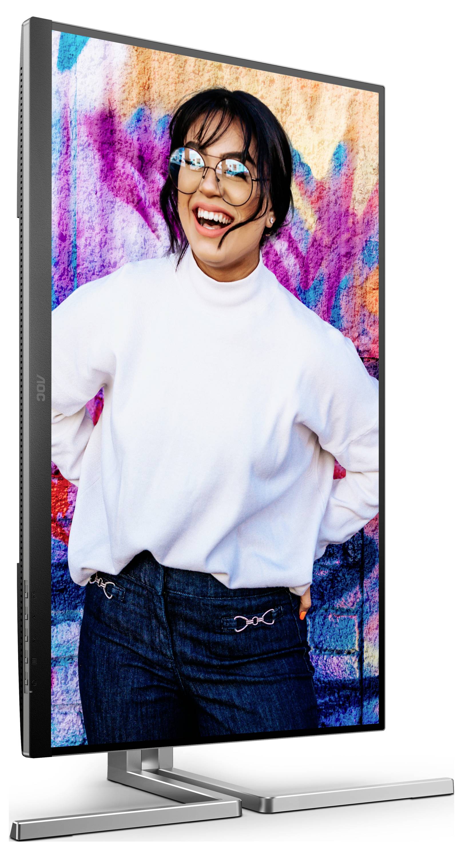 AOC Q27U3CV LCD-Monitor EEK E (A - G) 68.6cm (27 Zoll) 2560 x 1440 Pixel 16:9 4 ms IPS LCD