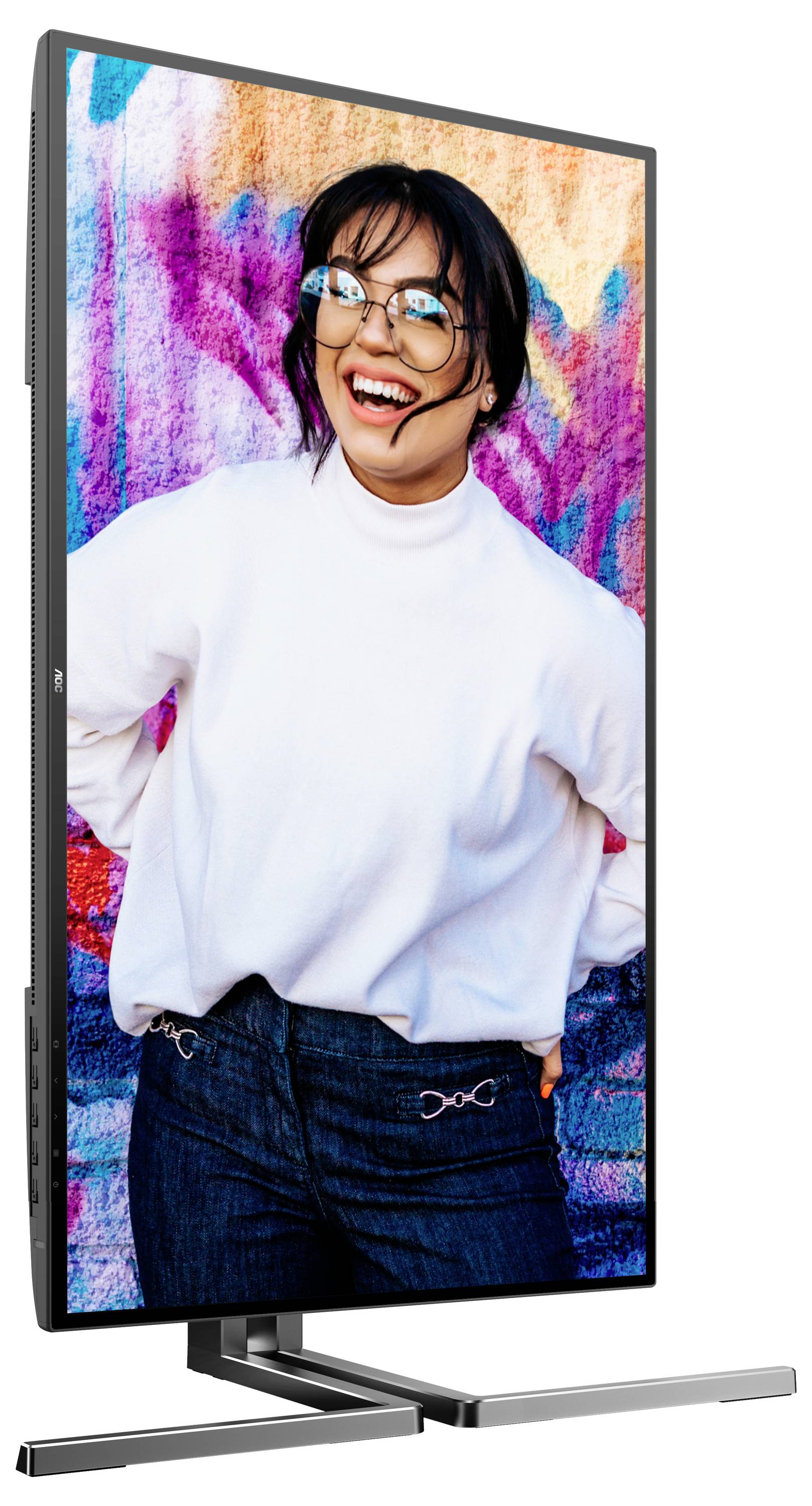 AOC U27U3CV LCD-Monitor EEK F (A - G) 68.6cm (27 Zoll) 3840 x 2160 Pixel 16:9 4 ms DisplayPort, HDMI® IPS LCD