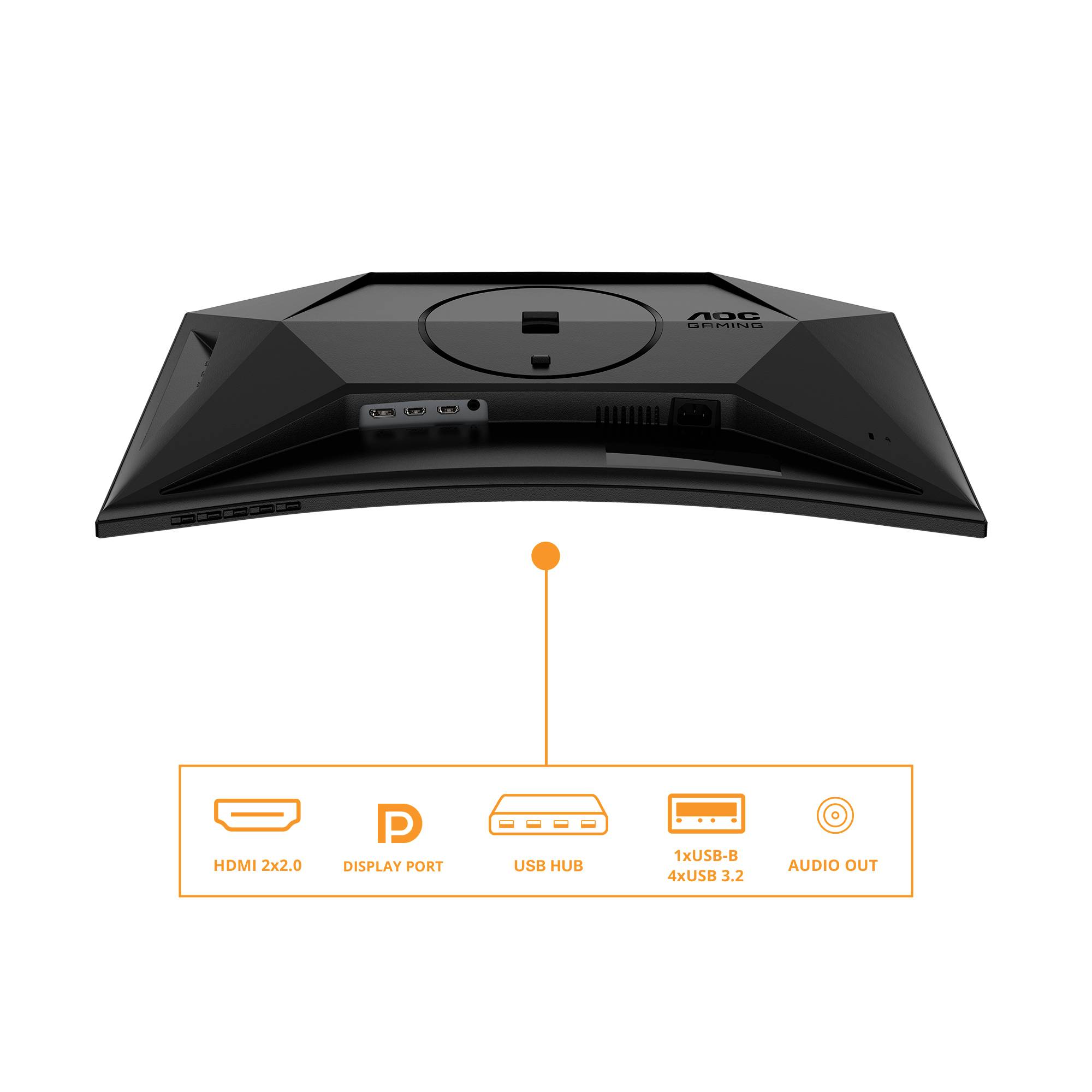 AOC C27G4ZXU Gaming Monitor EEK E (A - G) 68.6cm (27 Zoll) 1920 x 1080 Pixel 16:9 0.3 ms DisplayPort, HDMI® VA LED