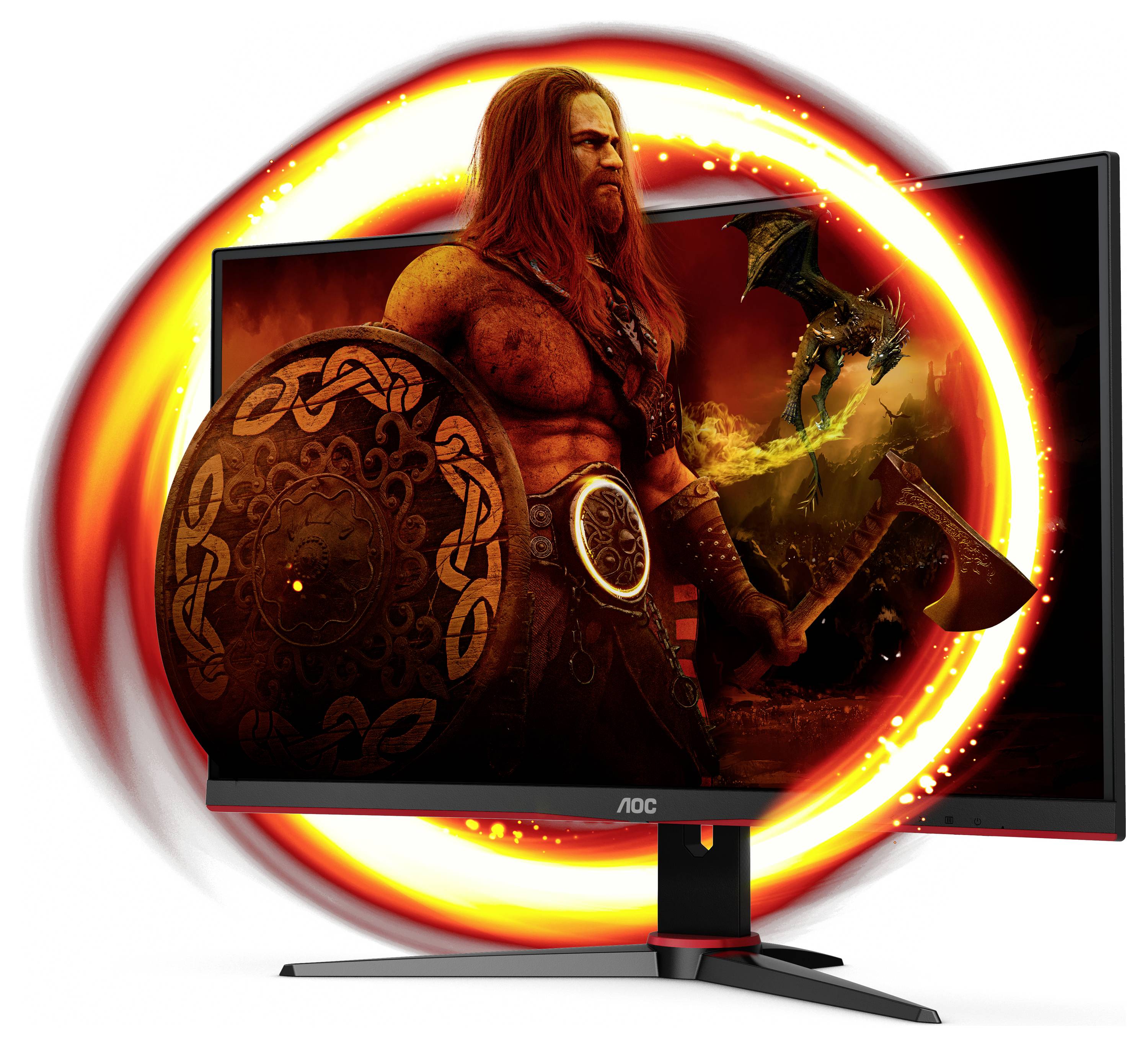 AOC C27G2E/BK Gaming Monitor EEK E (A - G) 68.6 cm (27 Zoll) 1920 x 1080 Pixel 16:9 1 ms DisplayPort, HDMI® IPS LCD