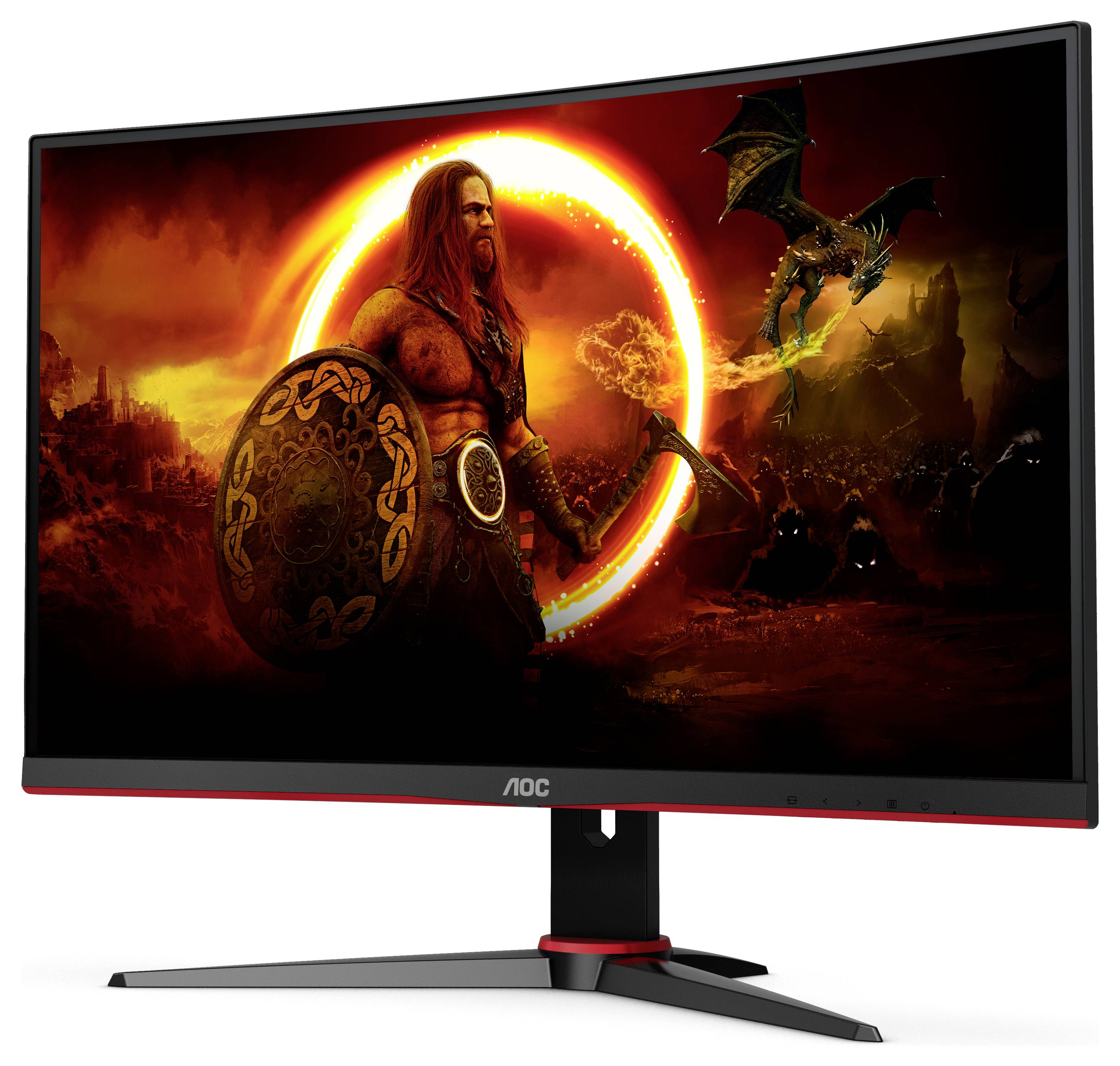 AOC C27G2E/BK Gaming Monitor EEK E (A - G) 68.6 cm (27 Zoll) 1920 x 1080 Pixel 16:9 1 ms DisplayPort, HDMI® IPS LCD