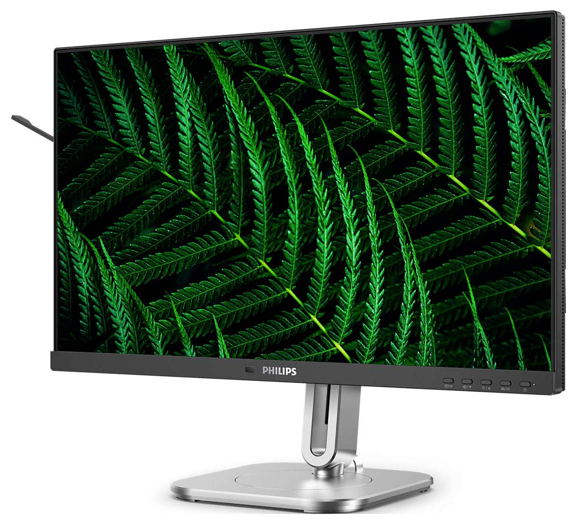 Philips 24B2G5200 LCD-Monitor EEK B (A - G) 60.5 cm (23.8 Zoll) 1920 x 1080 Pixel 16:9 4 ms DisplayPort, HDMI®, VGA IPS LCD