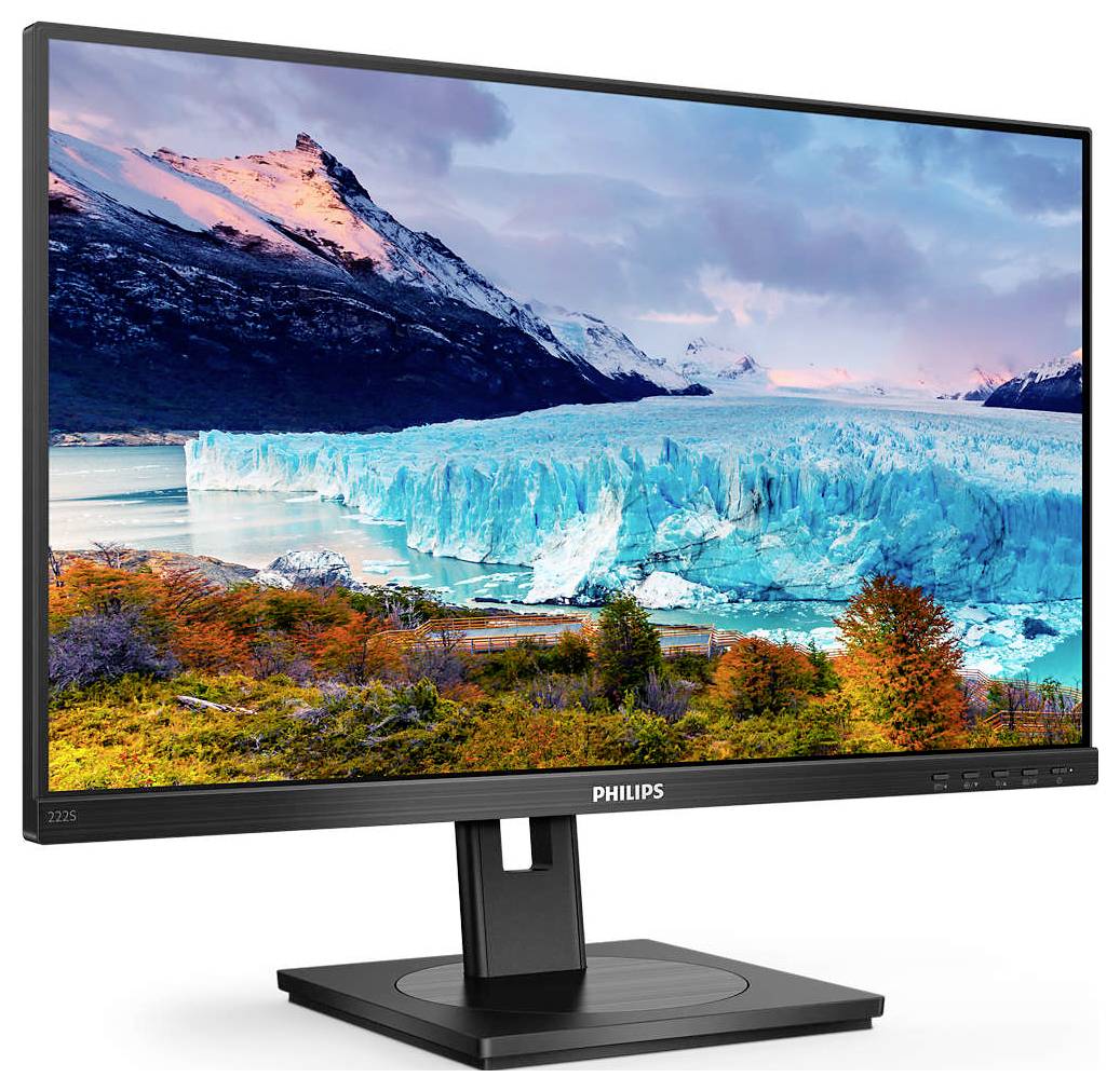 Philips 222S1AE LCD-Monitor EEK E (A - G) 54.6cm (21.5 Zoll) 1920 x 1080 Pixel 16:9 4 ms DisplayPort, HDMI®, VGA IPS LCD
