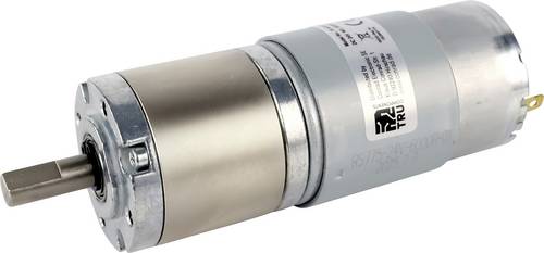TRU COMPONENTS Gleichstrom-Getriebemotor TC-NPG242048 TC-13609528 24 V/DC 3.8 A 0.5 Nm 499 U/min Wellen-Durchmesser: 8