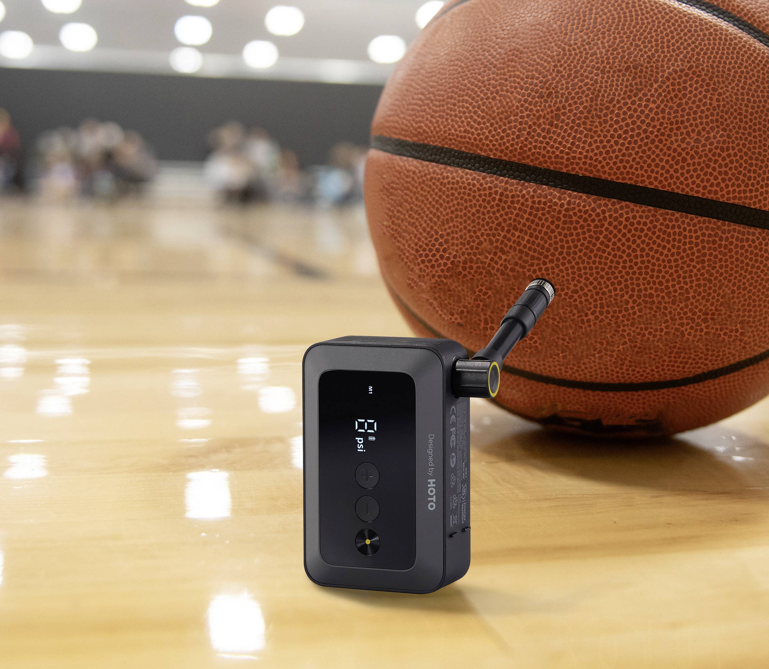 HOTO HOE0013GL Akku-Kompressor QWCQA002 10 bar Automatische Abschaltung, Digitales Display