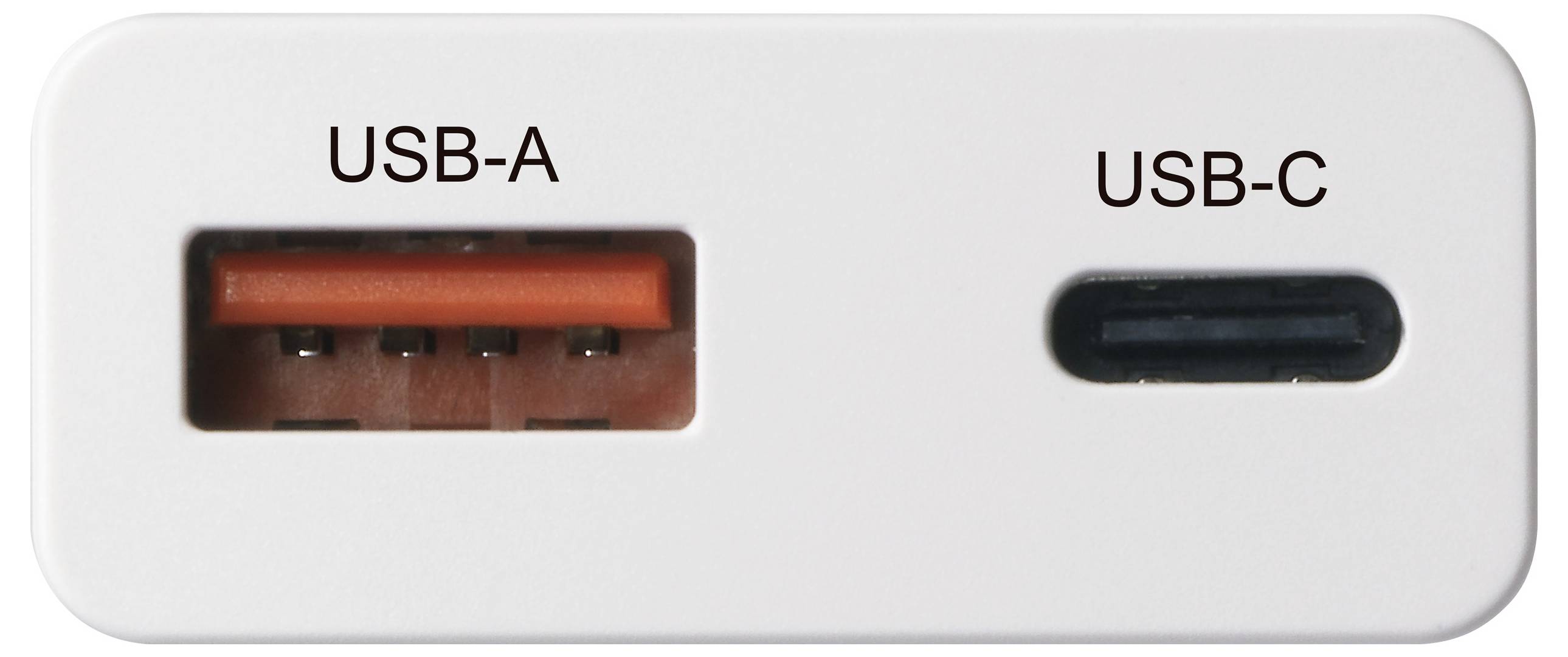 VOLTCRAFT UC-1C1A30W01 USB Ladegerät 30W 1x USB-A, 1x USB-C® Fast Charge, USB PD 3.0 Weiß GaN