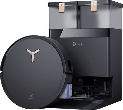 ECOVACS DEEBOT X8 PRO OMNI Saug-und Wischroboter Schwarz Sprachgesteuert, Fernbedienbar, kompatibel