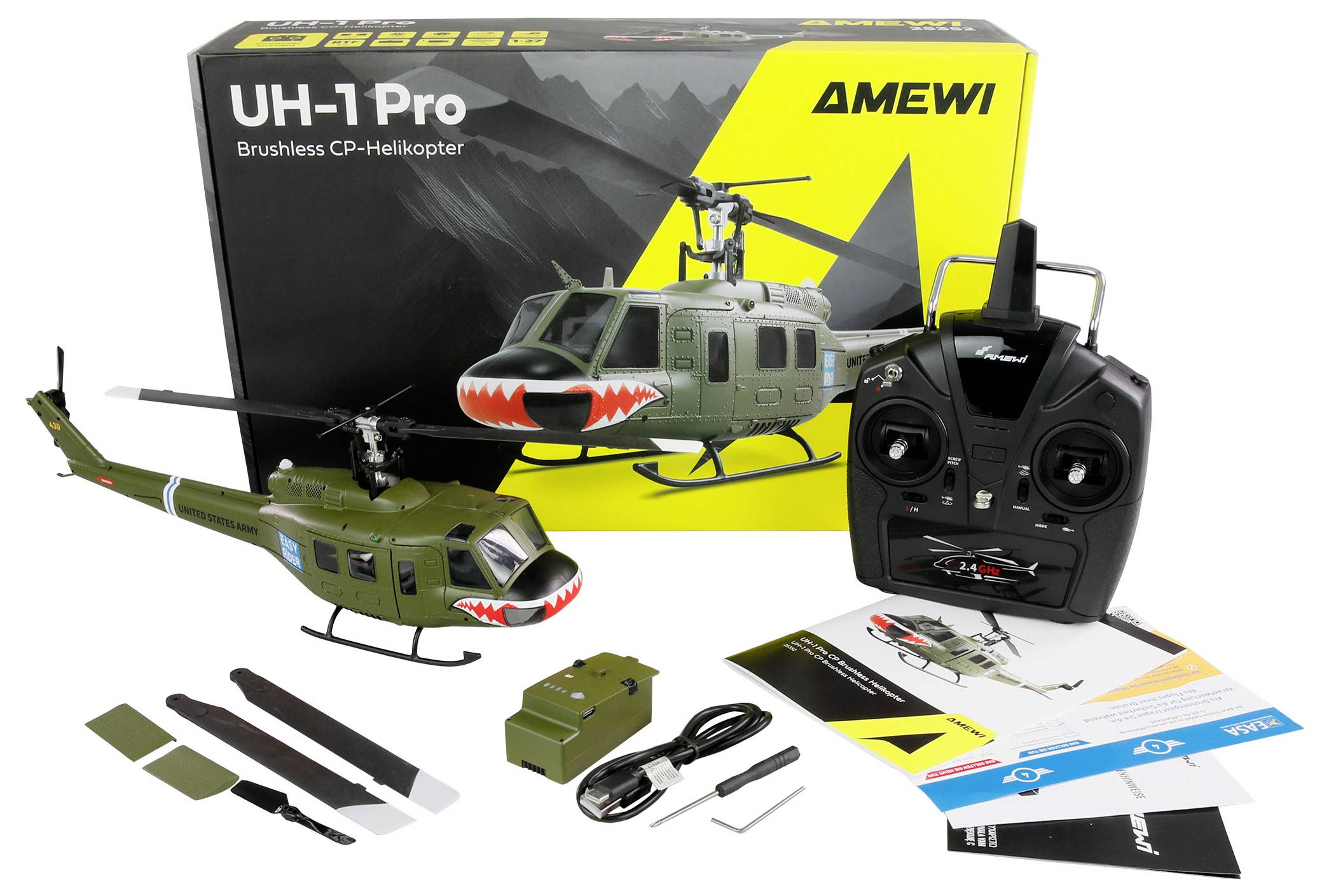 Amewi UH-1 PRO RC Hubschrauber RtF