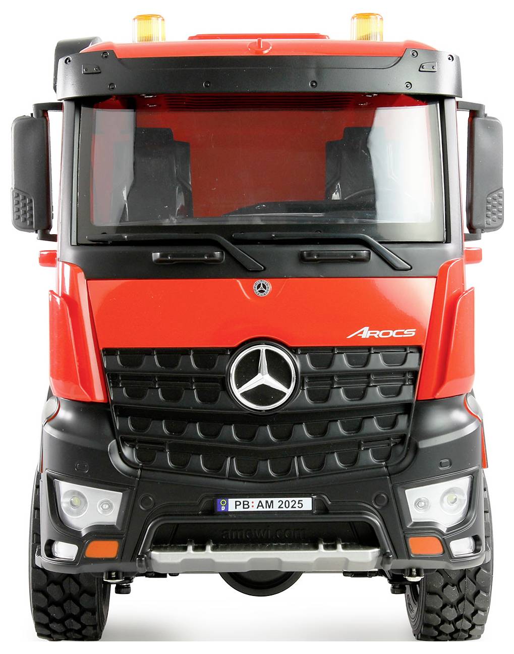 Amewi 22684 Mercedes-Benz Arocs Kipper 6x6 rot 1:14 Elektro RC Funktionsmodell RtR