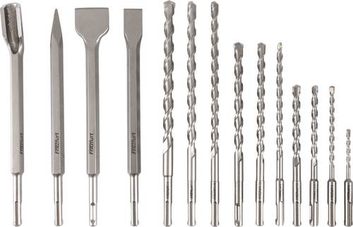 FRITZFURT 3161-3014 Hohlbohrkronen-Set 14teilig 5 mm, 6 mm, 8 mm, 10 mm, 12 mm, 14 mm SDS-Plus 1 Se
