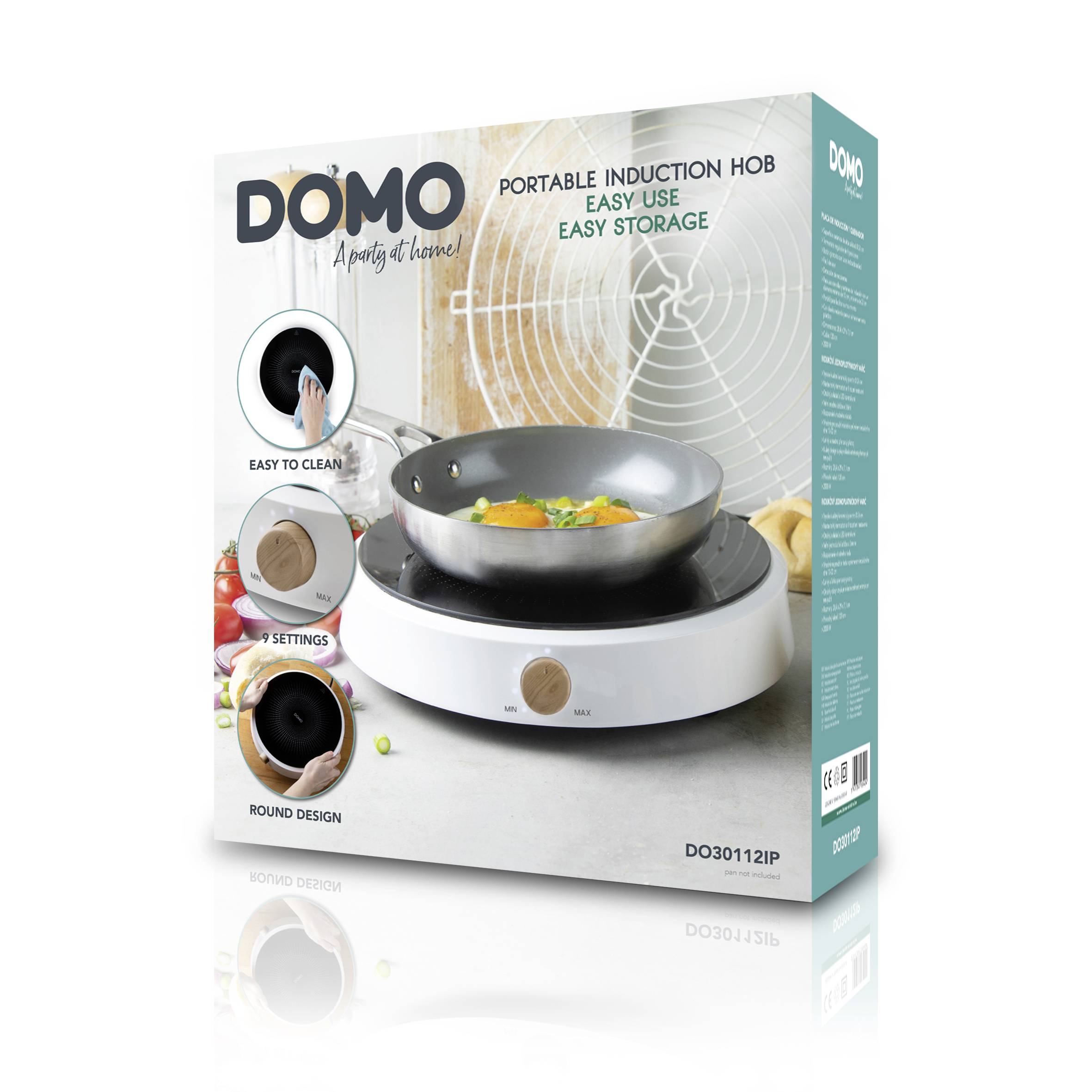 DOMO INDUKTIONSKOCHFELD 1 KOCHSTELLE DO30112IP Induktionsplatte