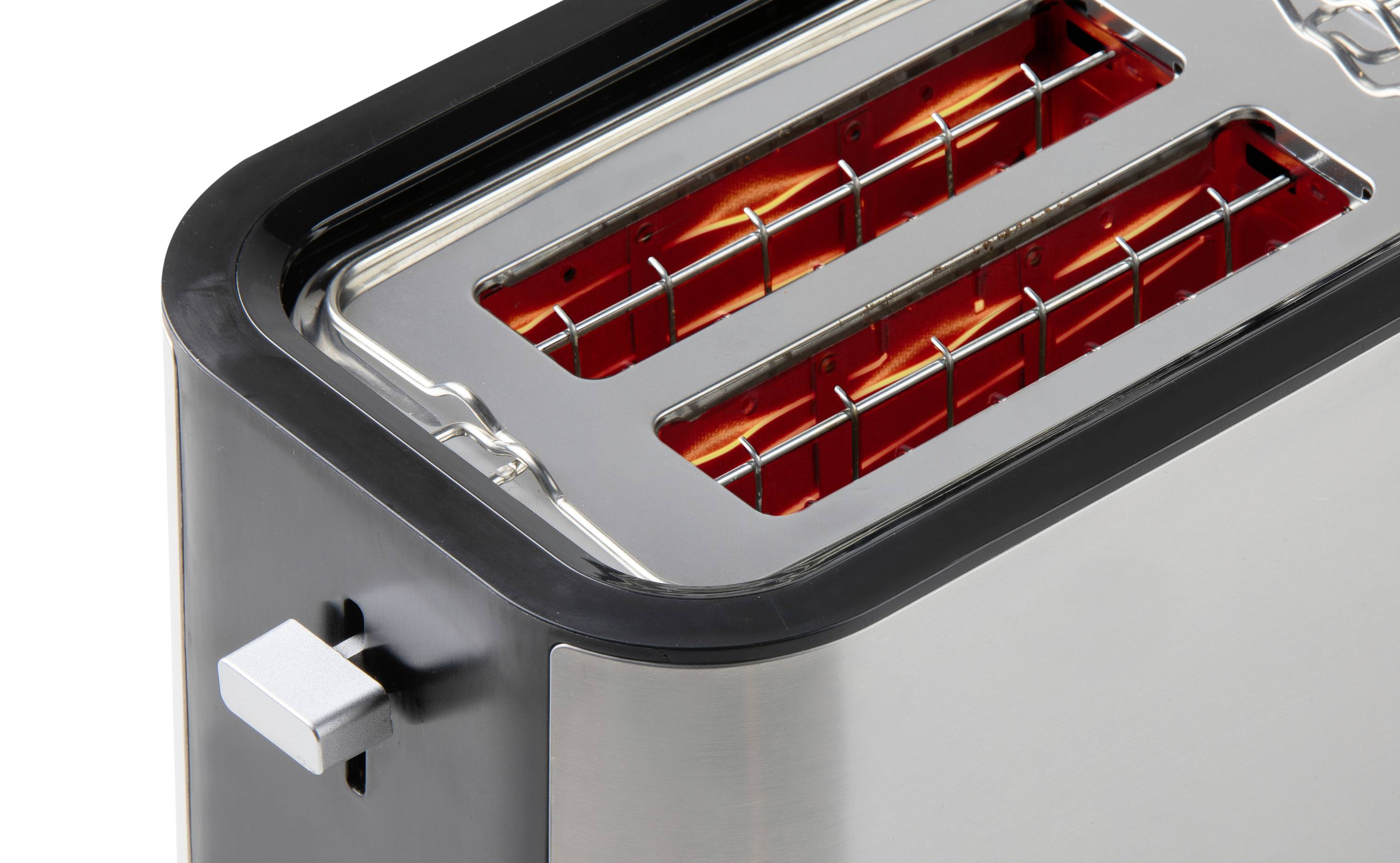 DOMO TOASTER 2 Schlitze für 2 Toasts Toaster